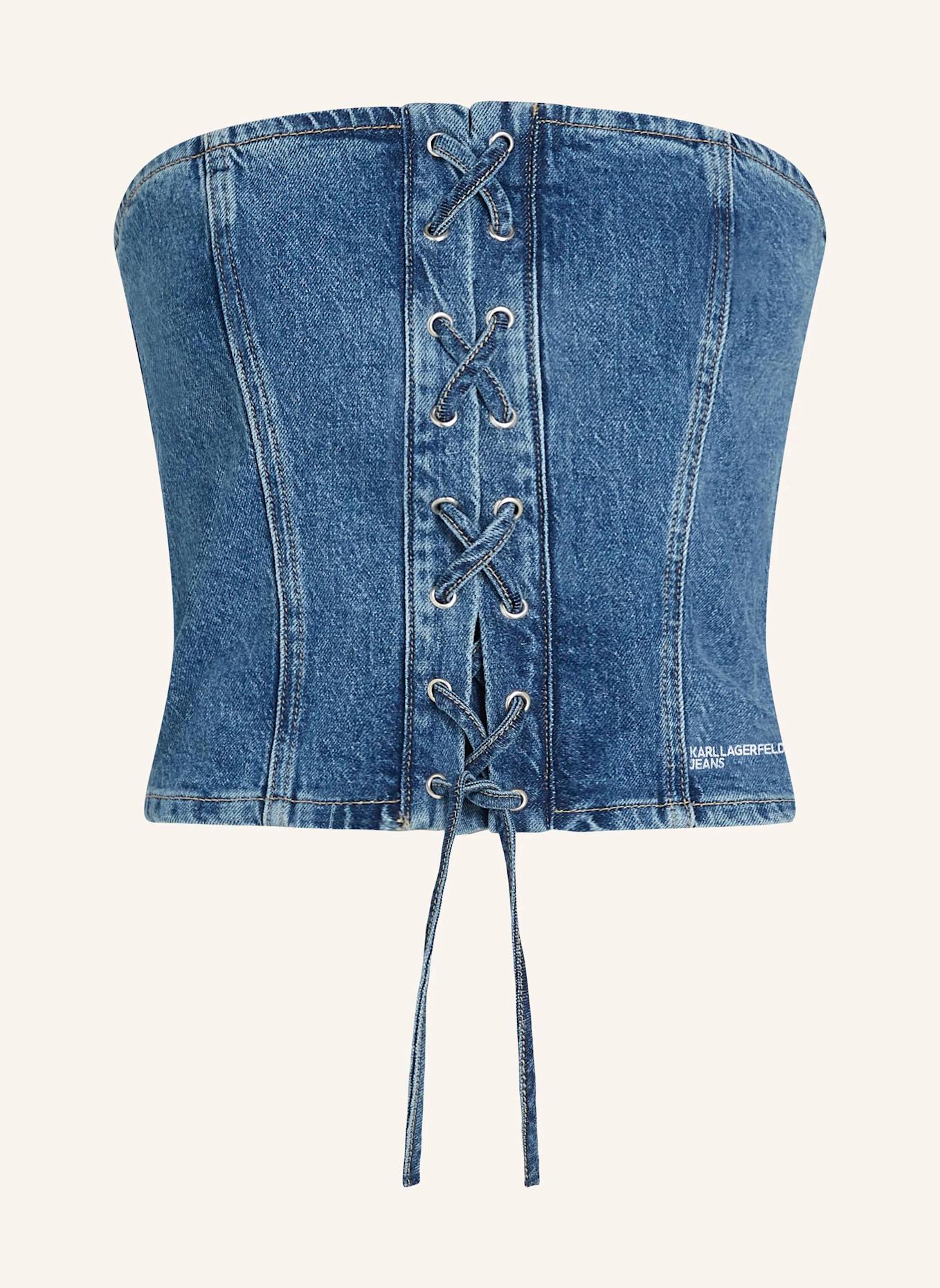 KARL LAGERFELD JEANS Top: BLAU