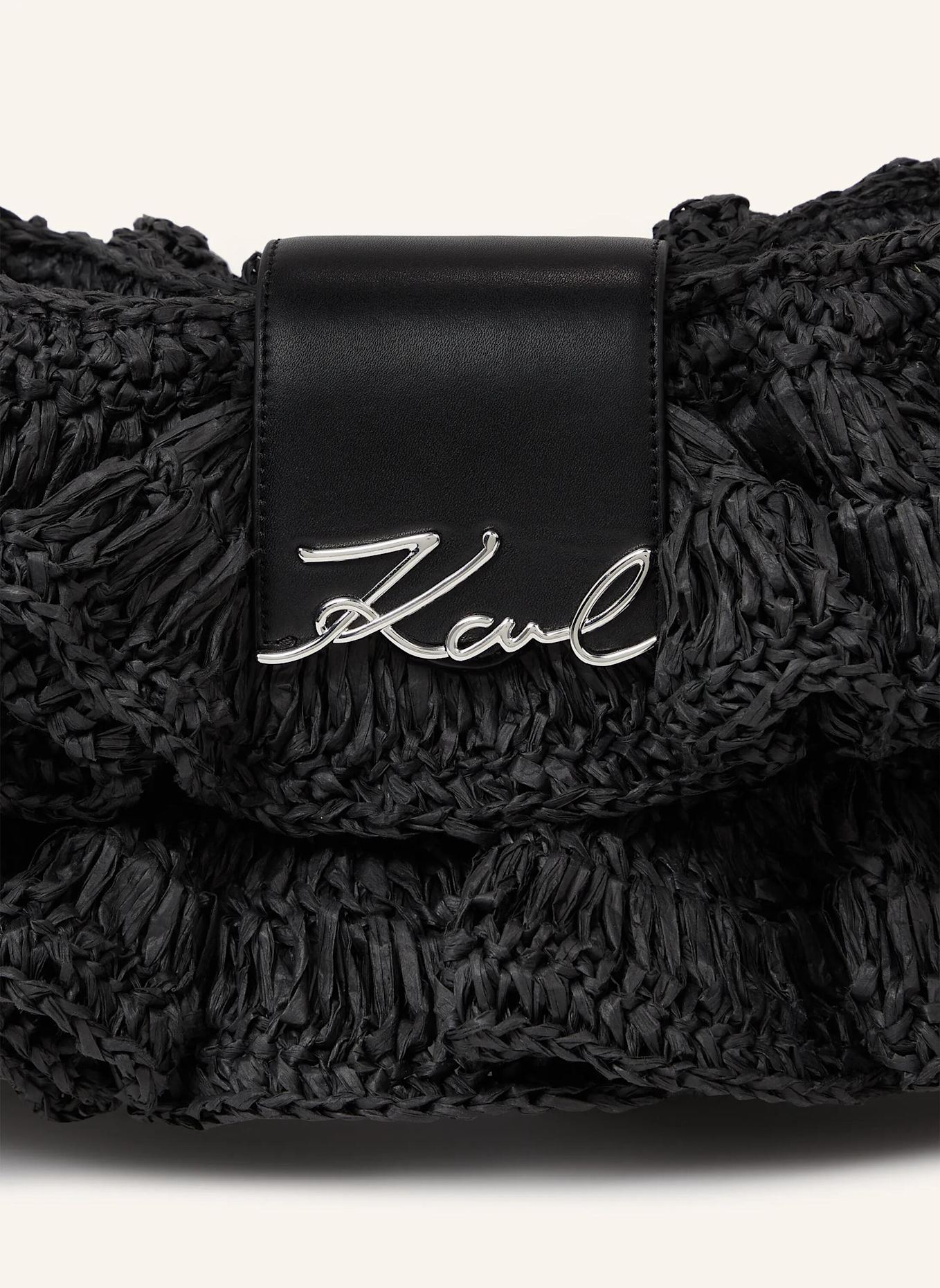 KARL LAGERFELD Schultertasche: SCHWARZ