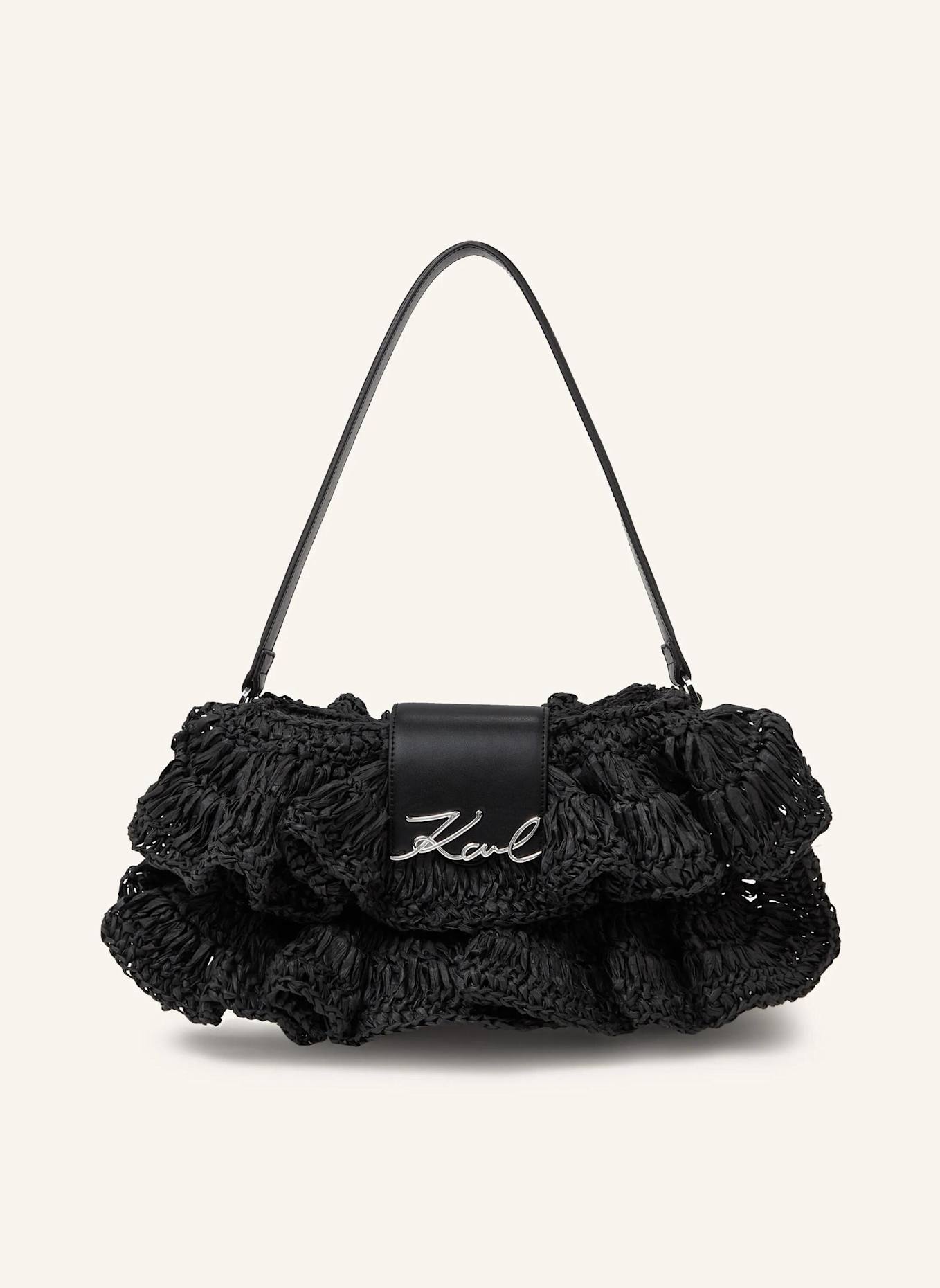 KARL LAGERFELD Schultertasche: SCHWARZ