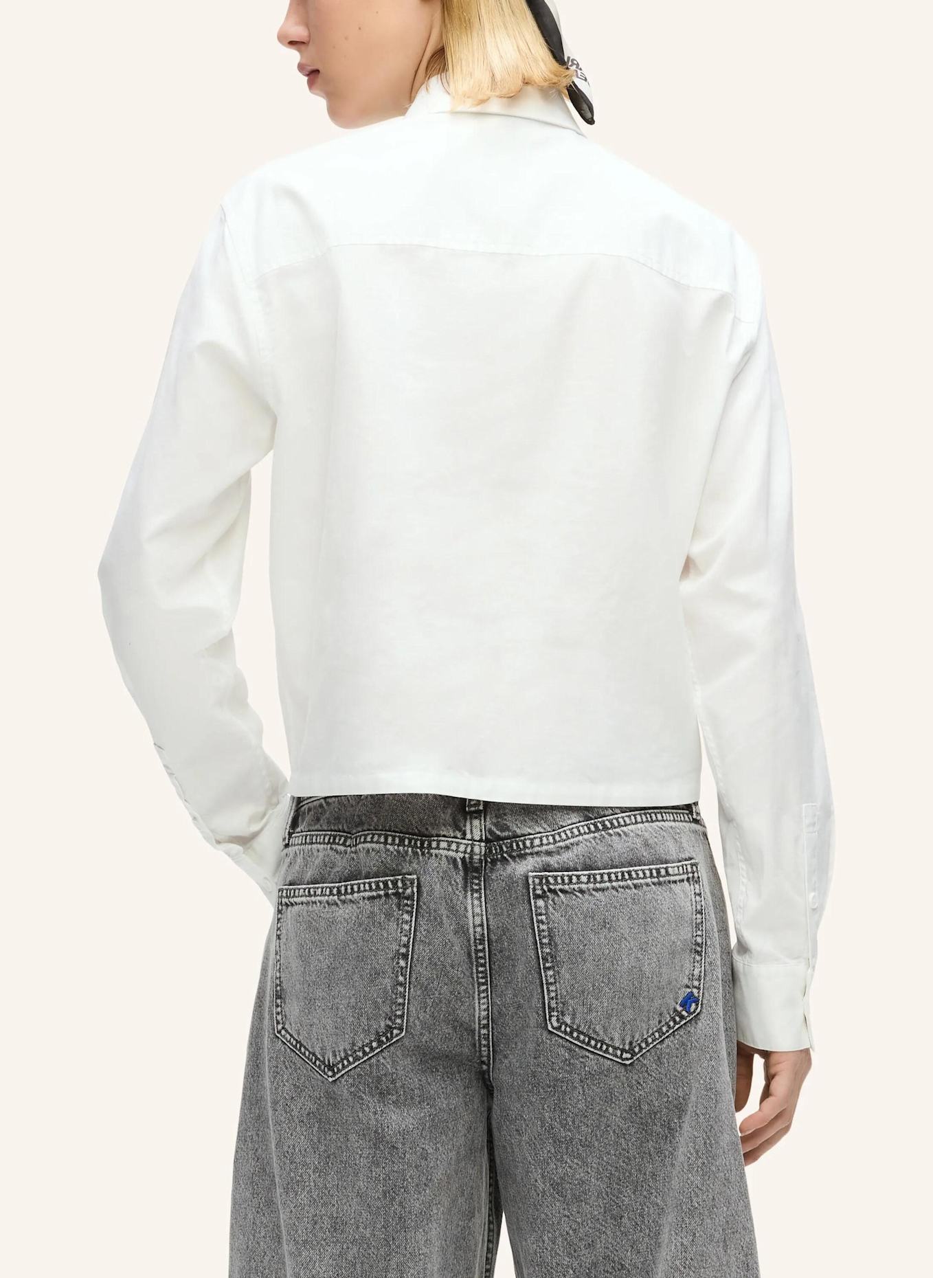 KARL LAGERFELD JEANS Bluse: WEISS