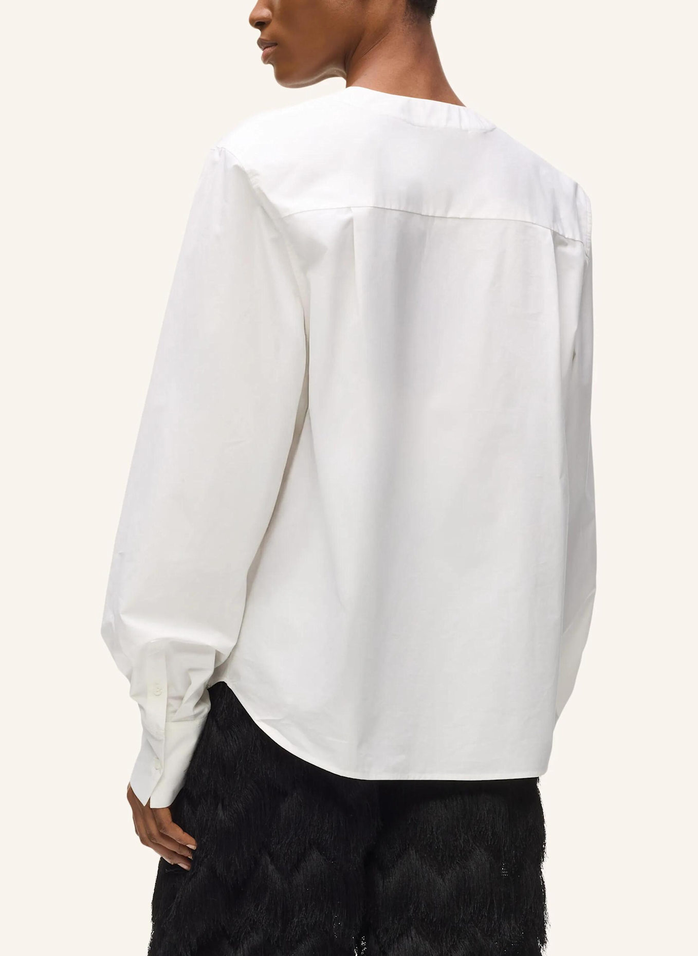 KARL LAGERFELD Bluse KL STUDIO: WEISS