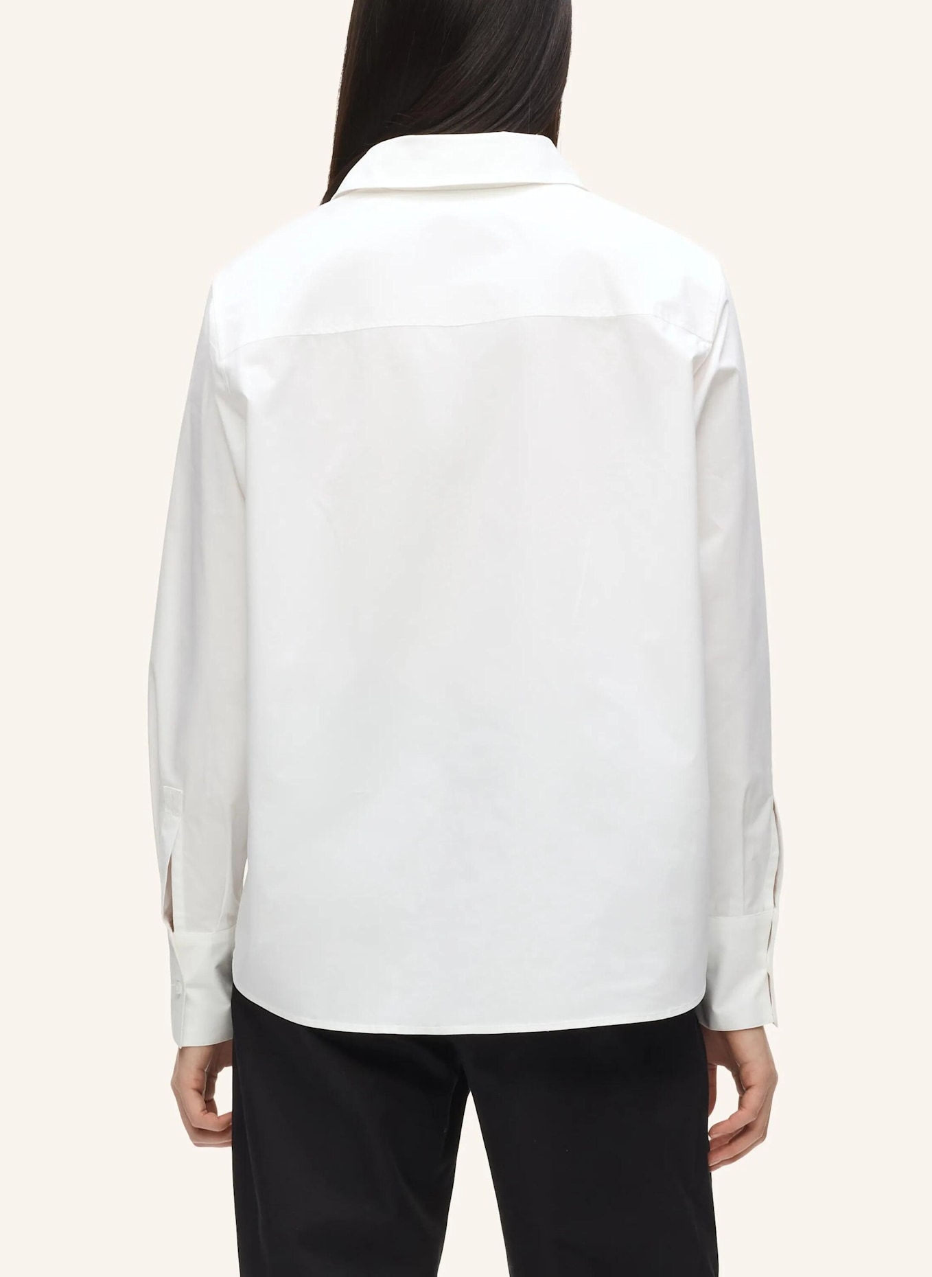 KARL LAGERFELD Bluse: WEISS