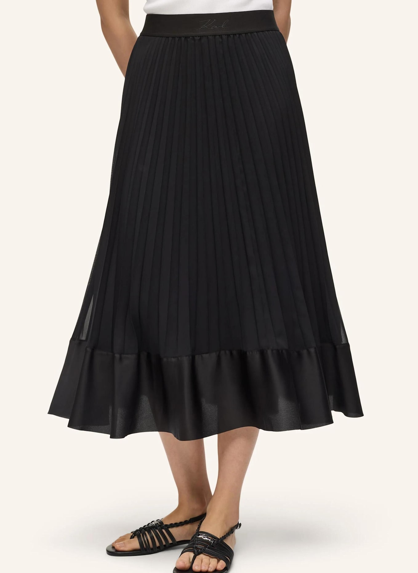 KARL LAGERFELD Rock: SCHWARZ