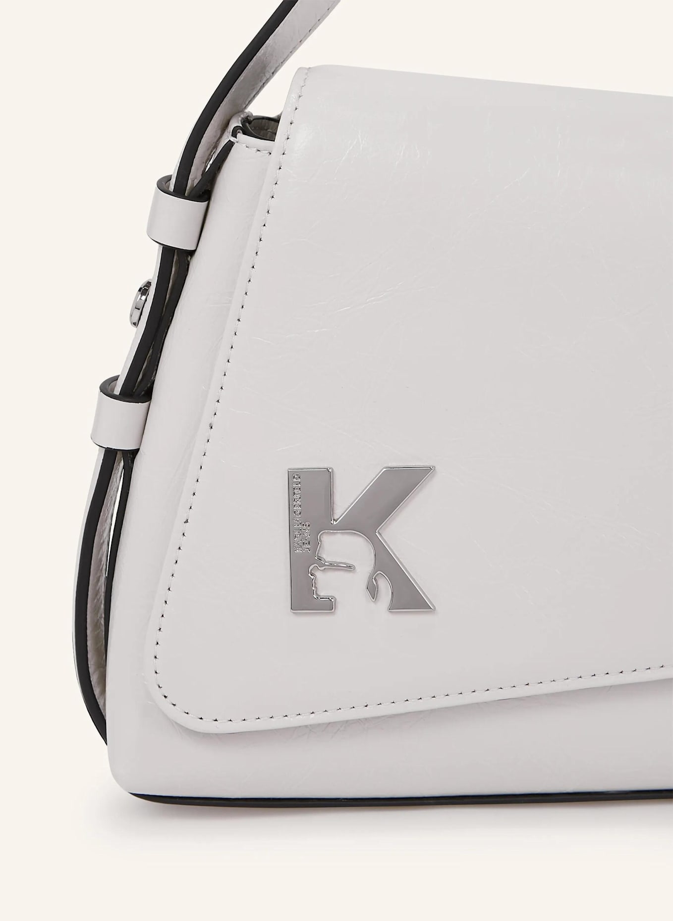 KARL LAGERFELD JEANS Schultertasche: WEISS