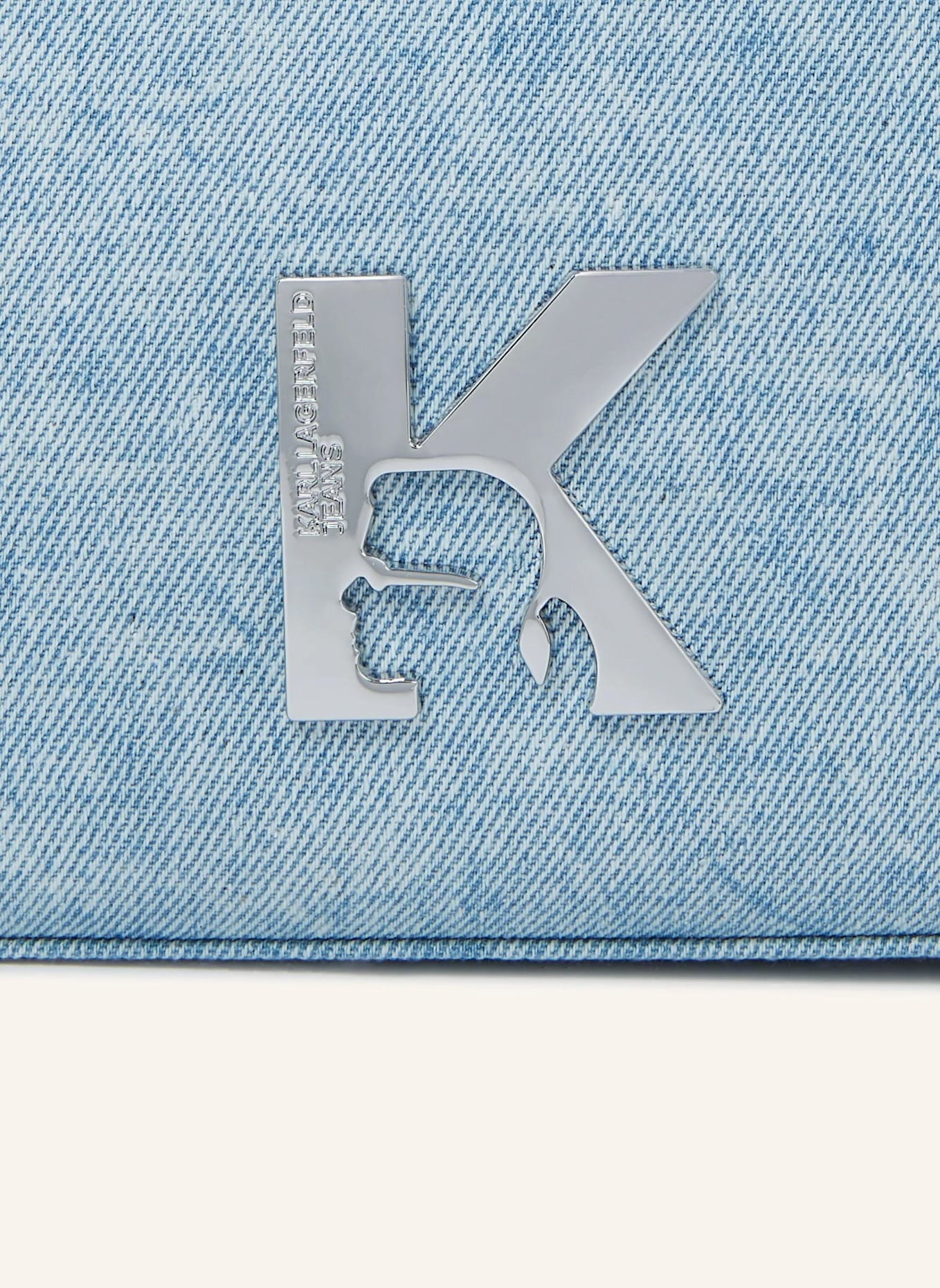KARL LAGERFELD JEANS Schultertasche: HELLBLAU