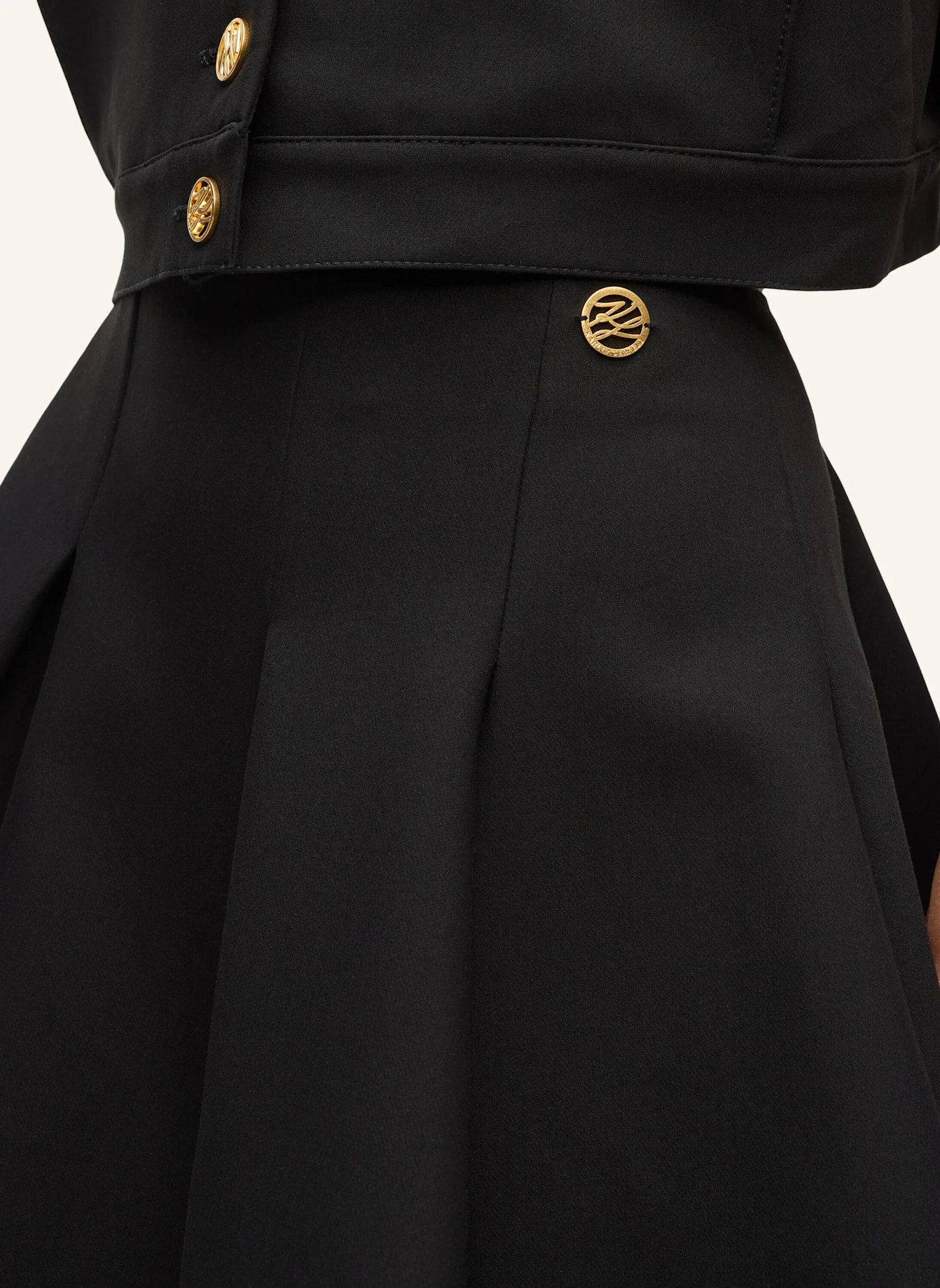 KARL LAGERFELD Rock: SCHWARZ