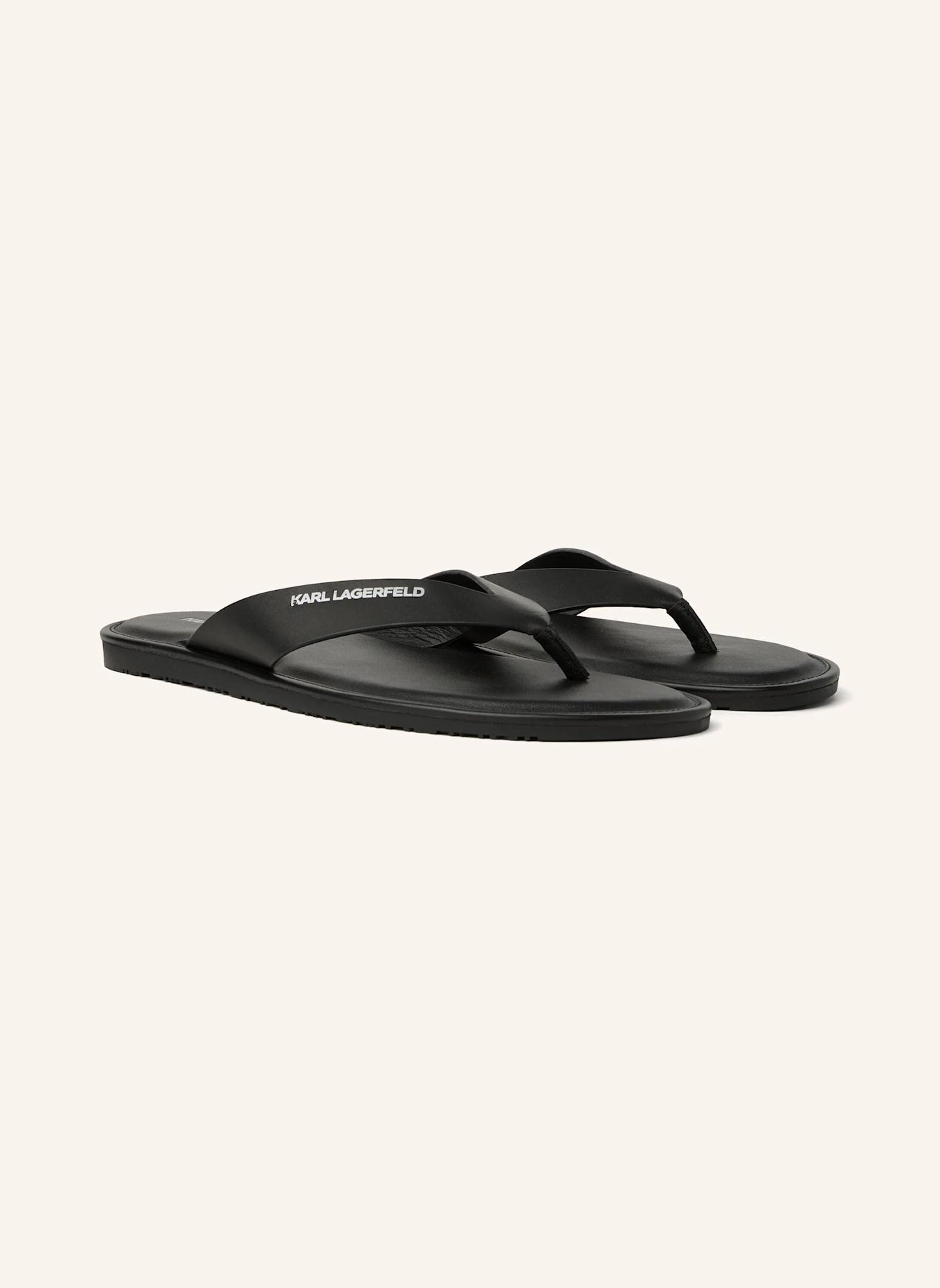 KARL LAGERFELD Sandalen: SCHWARZ
