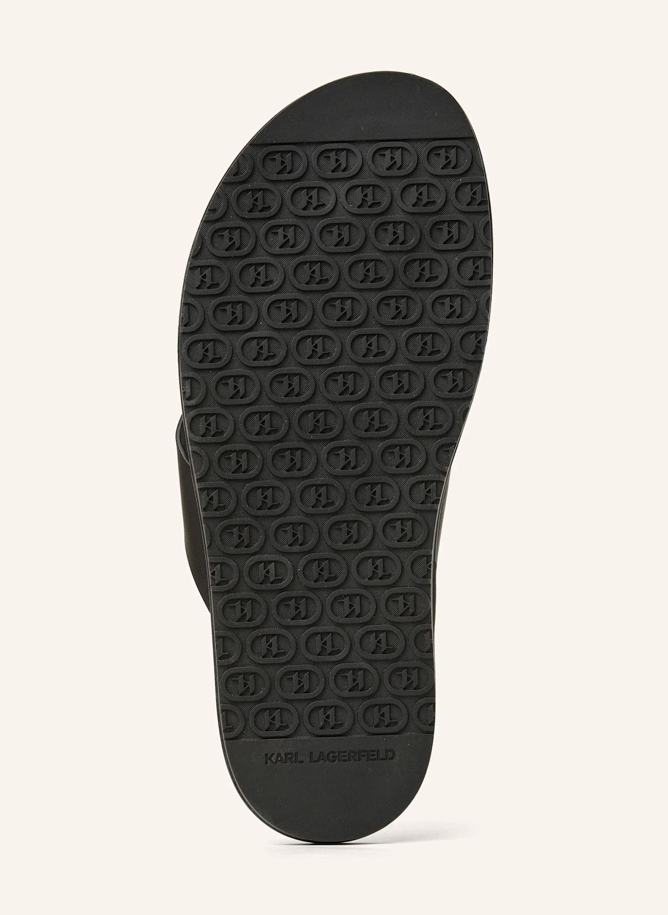 KARL LAGERFELD Sandalen: SCHWARZ