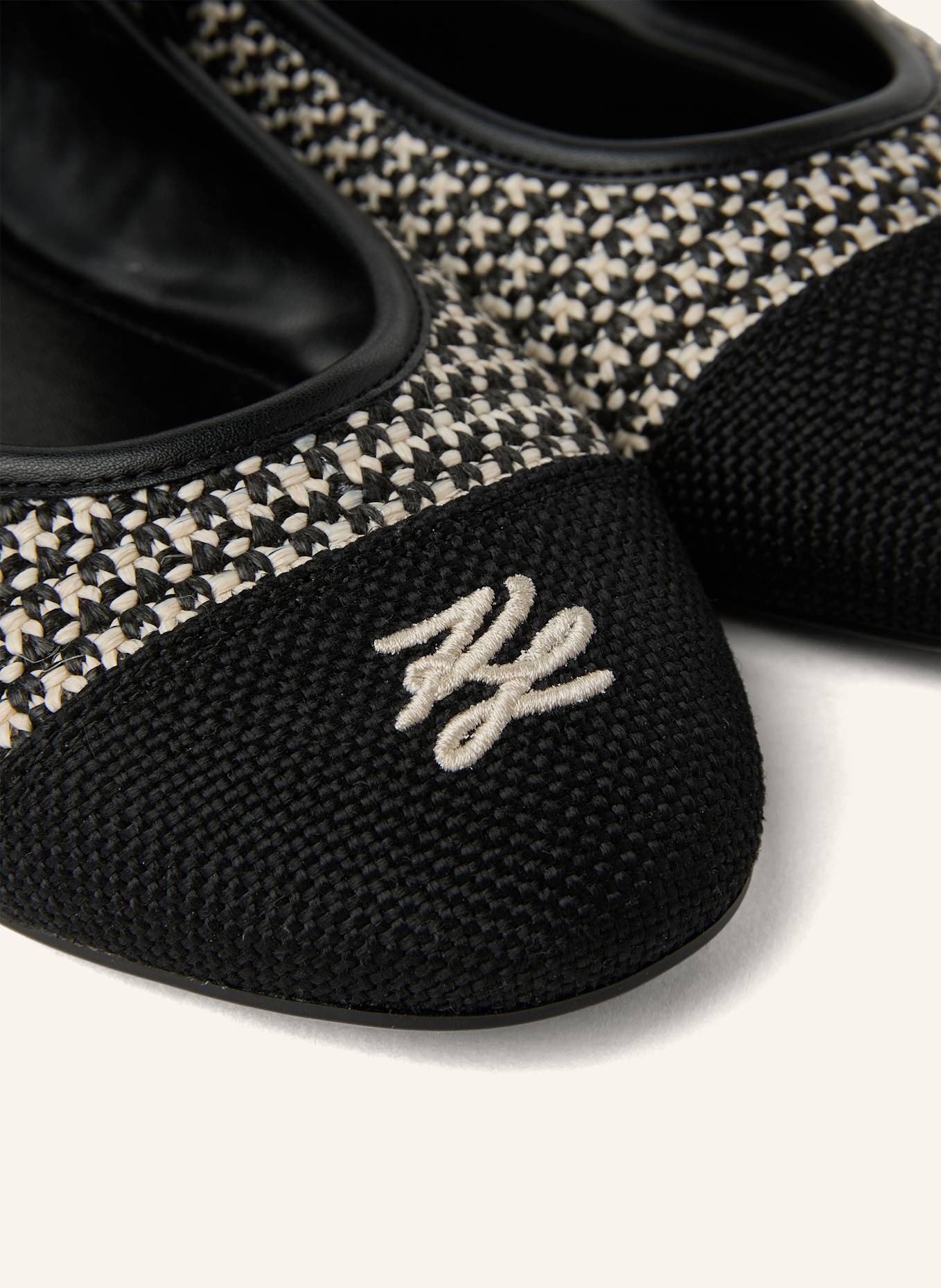 KARL LAGERFELD Flache Schuhe: SCHWARZ