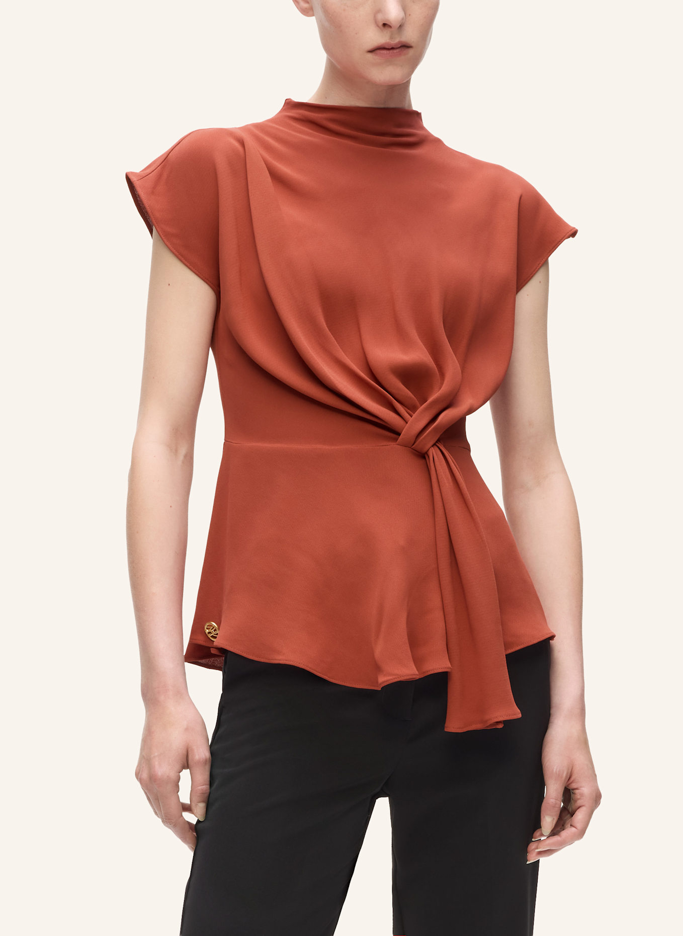 KARL LAGERFELD Bluse: ORANGE
