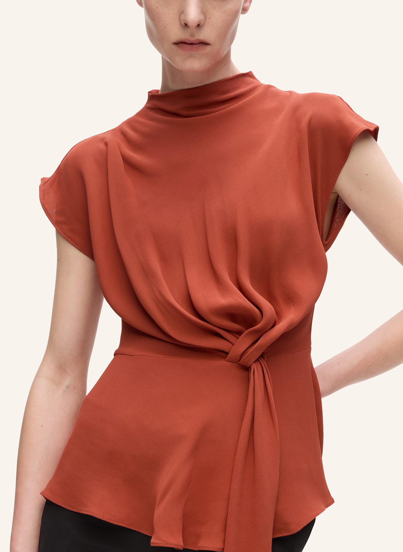 KARL LAGERFELD Bluse: ORANGE