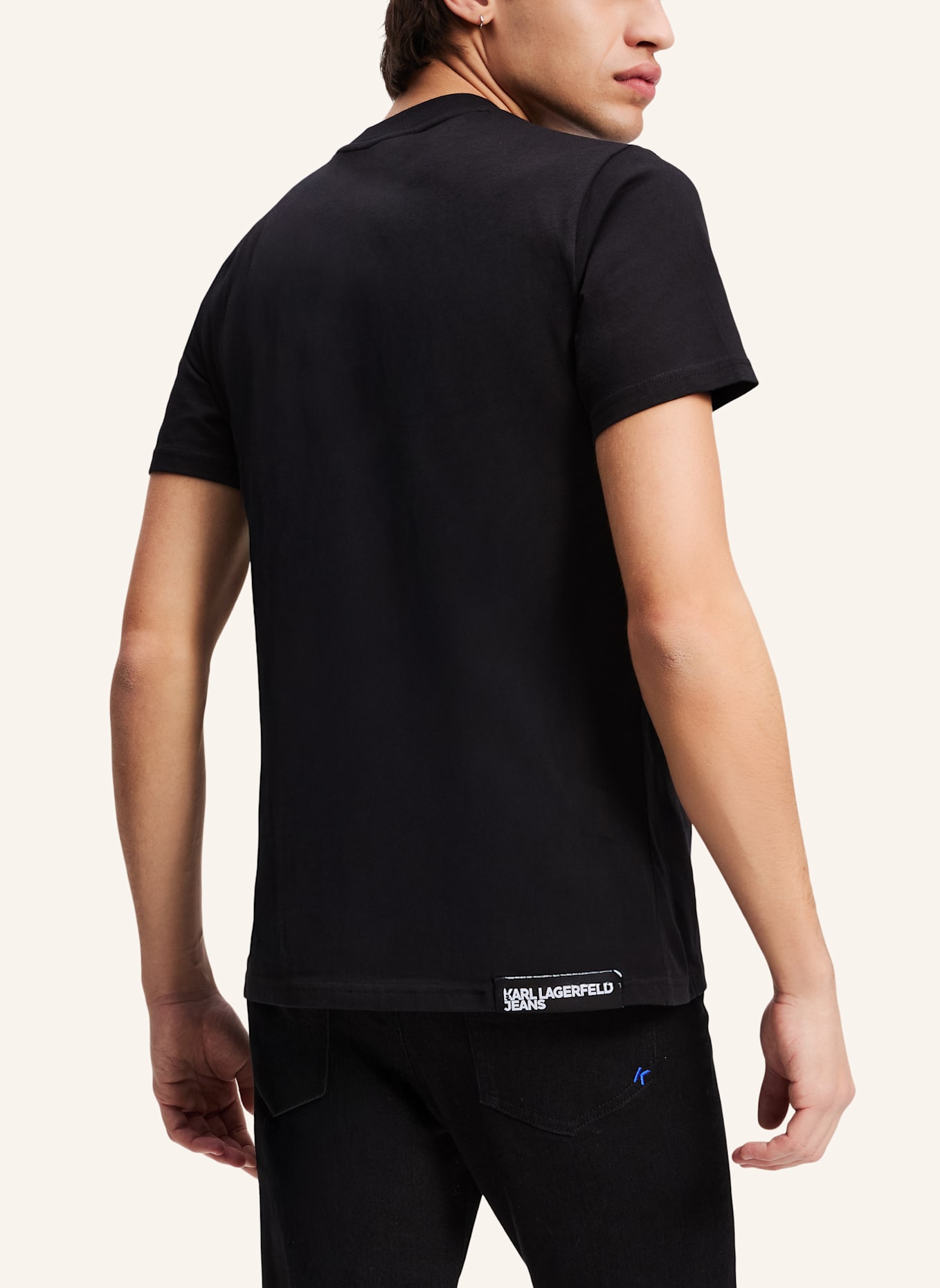 KARL LAGERFELD JEANS T-shirt: SCHWARZ