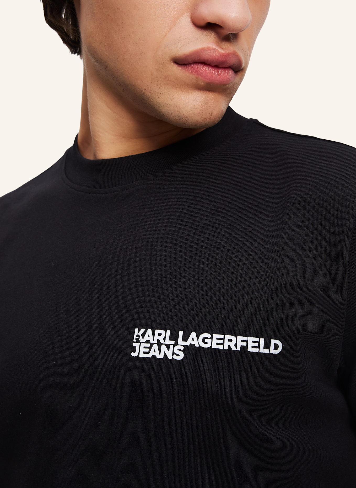 KARL LAGERFELD JEANS T-shirt: SCHWARZ