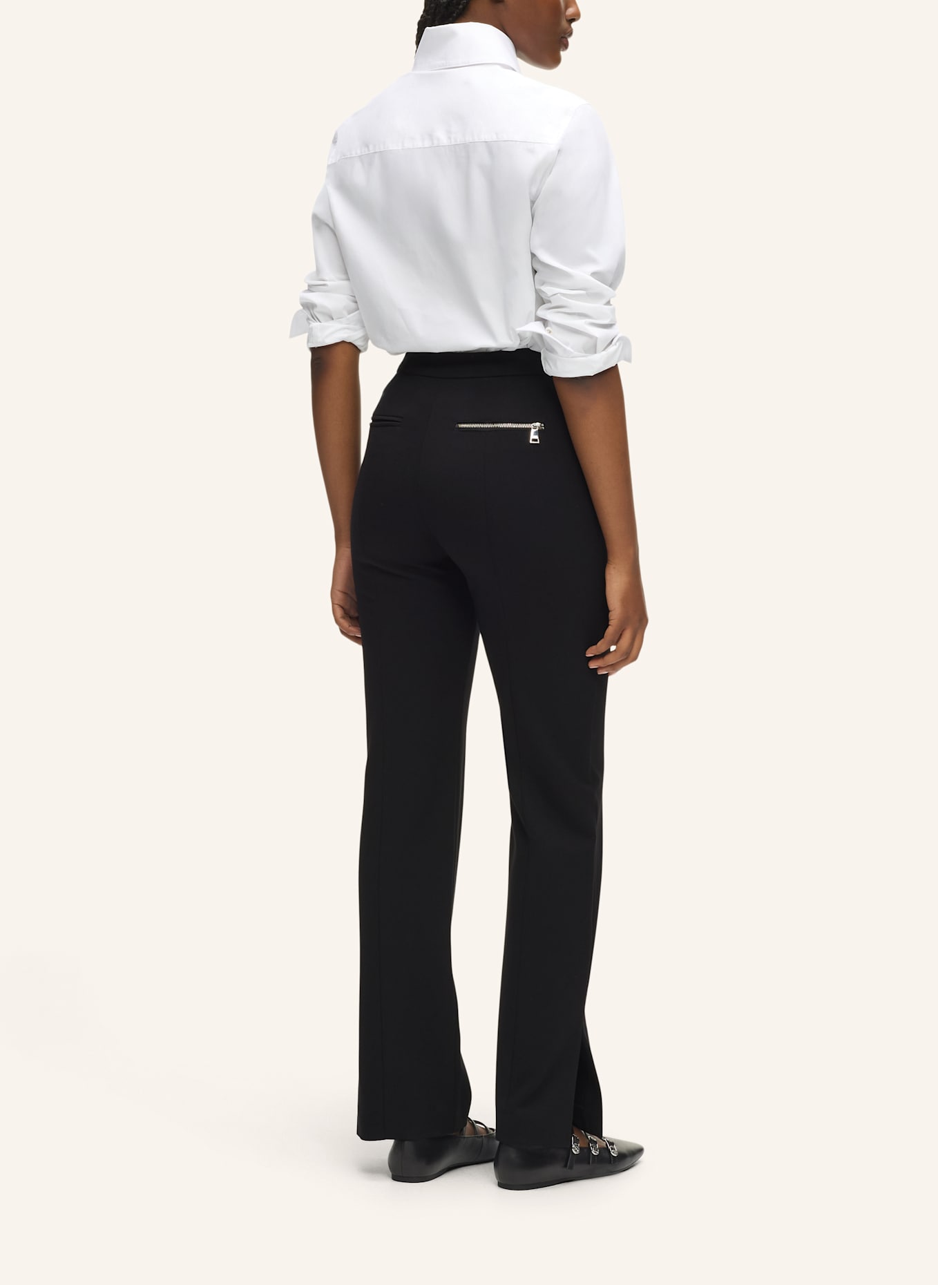 KARL LAGERFELD Hose: SCHWARZ