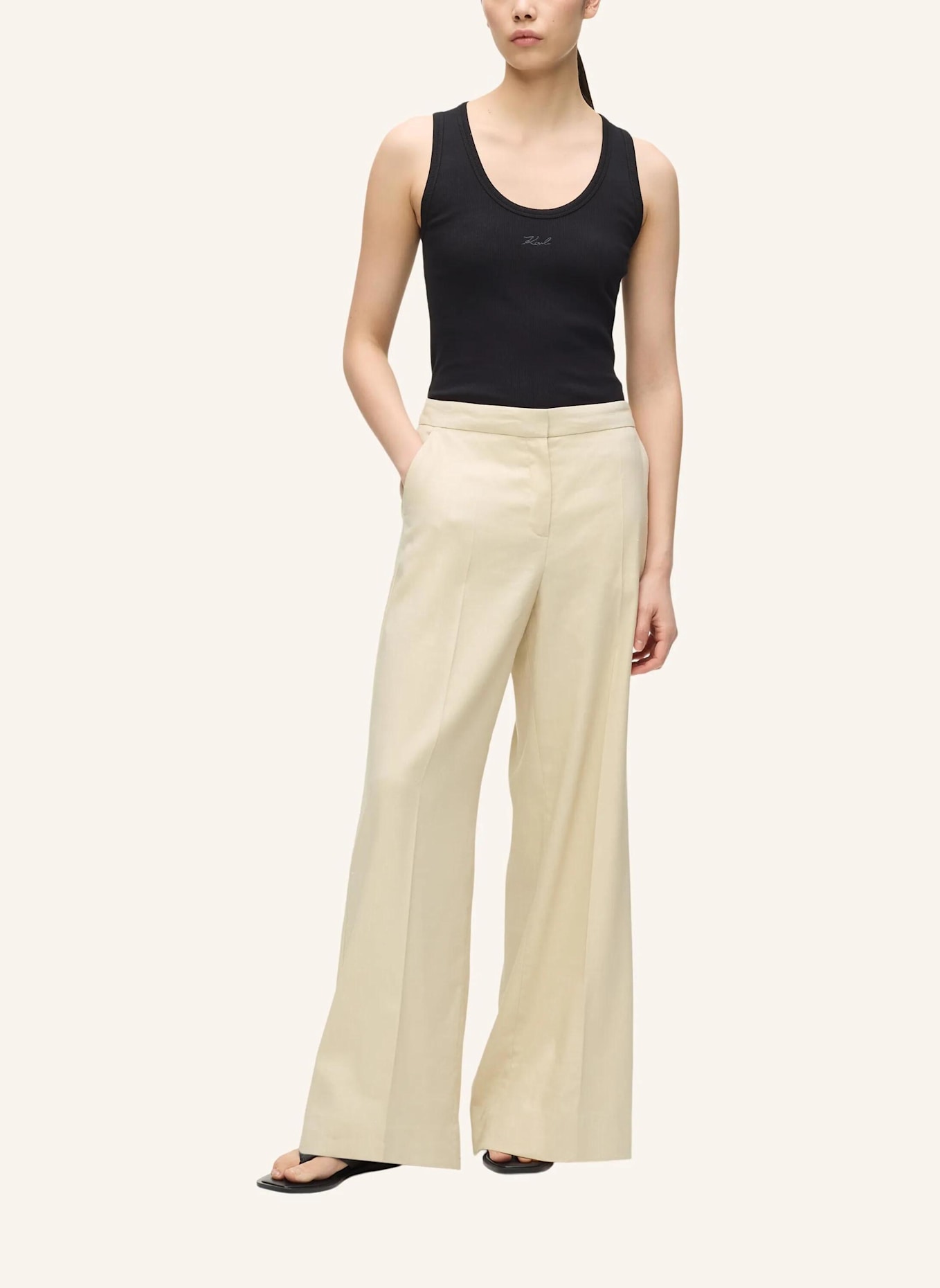 KARL LAGERFELD Hose: BEIGE