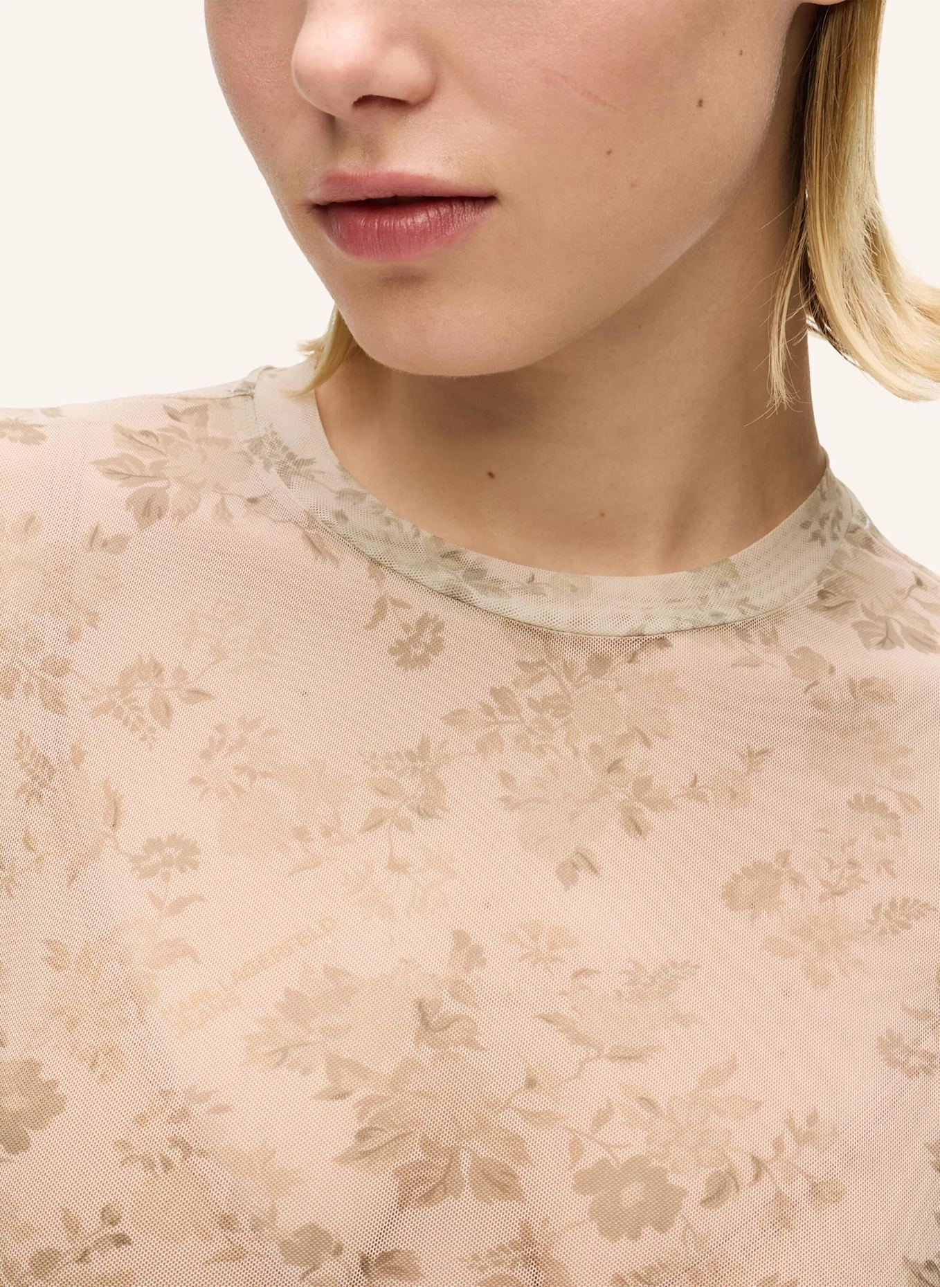 KARL LAGERFELD JEANS T-shirt: BEIGE