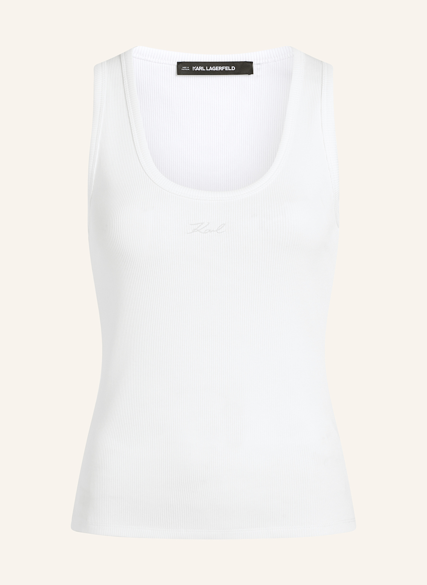 KARL LAGERFELD Unterhemd: WEISS