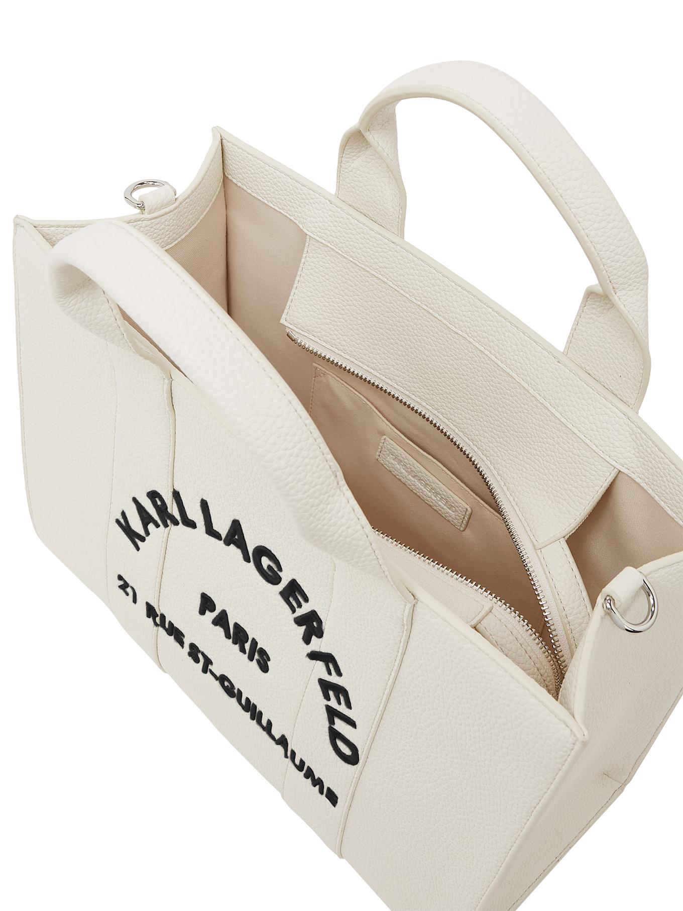 KARL LAGERFELD Handtasche: WEISS