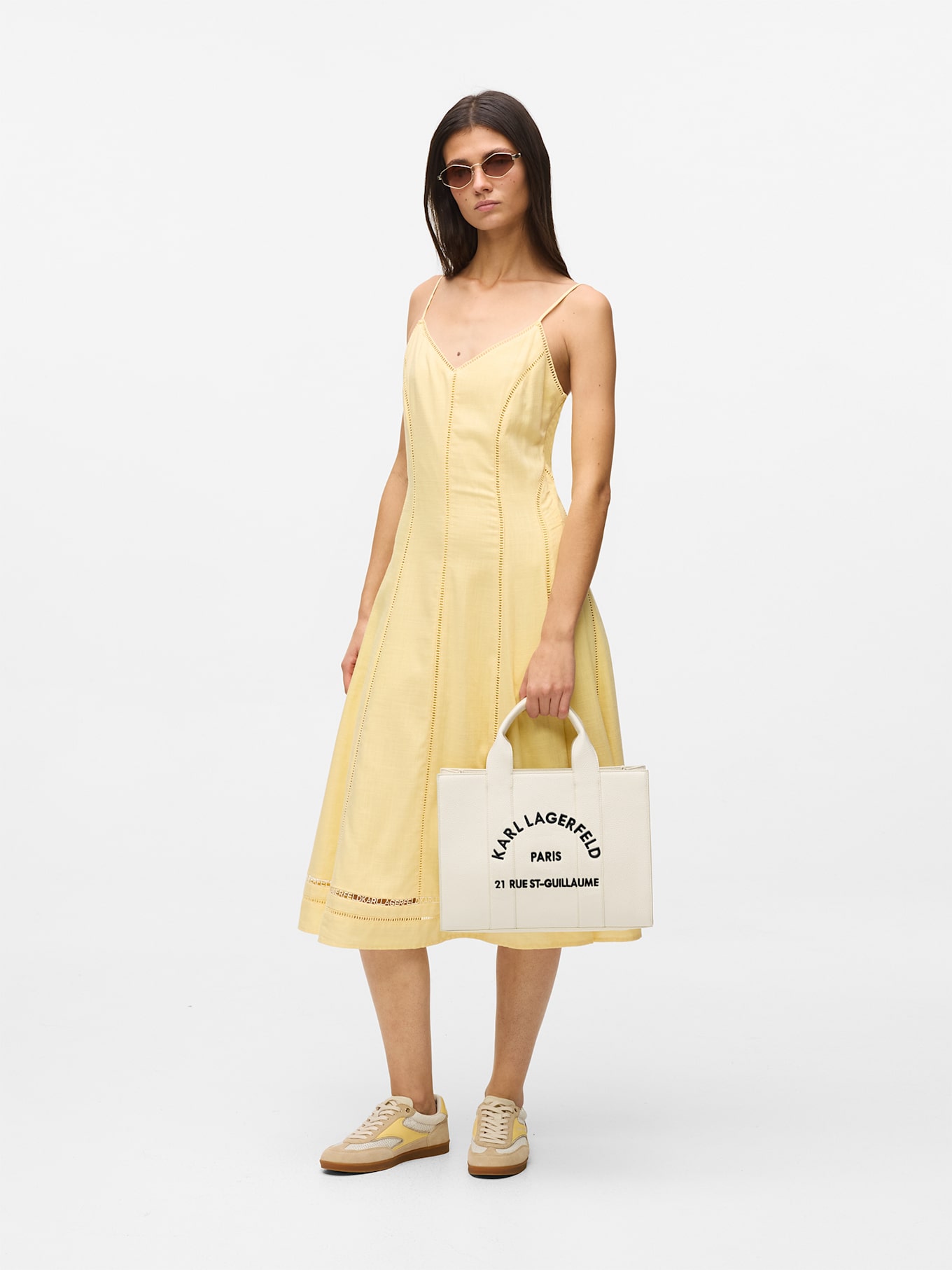 KARL LAGERFELD Handtasche: WEISS