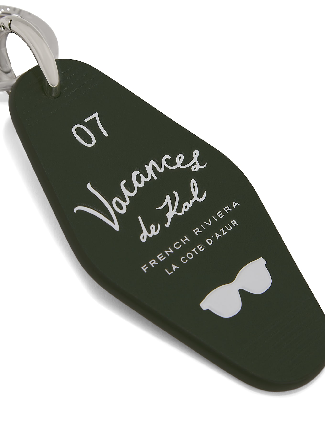 KARL LAGERFELD Schlüsselanhänger: DUNKELGRÜN