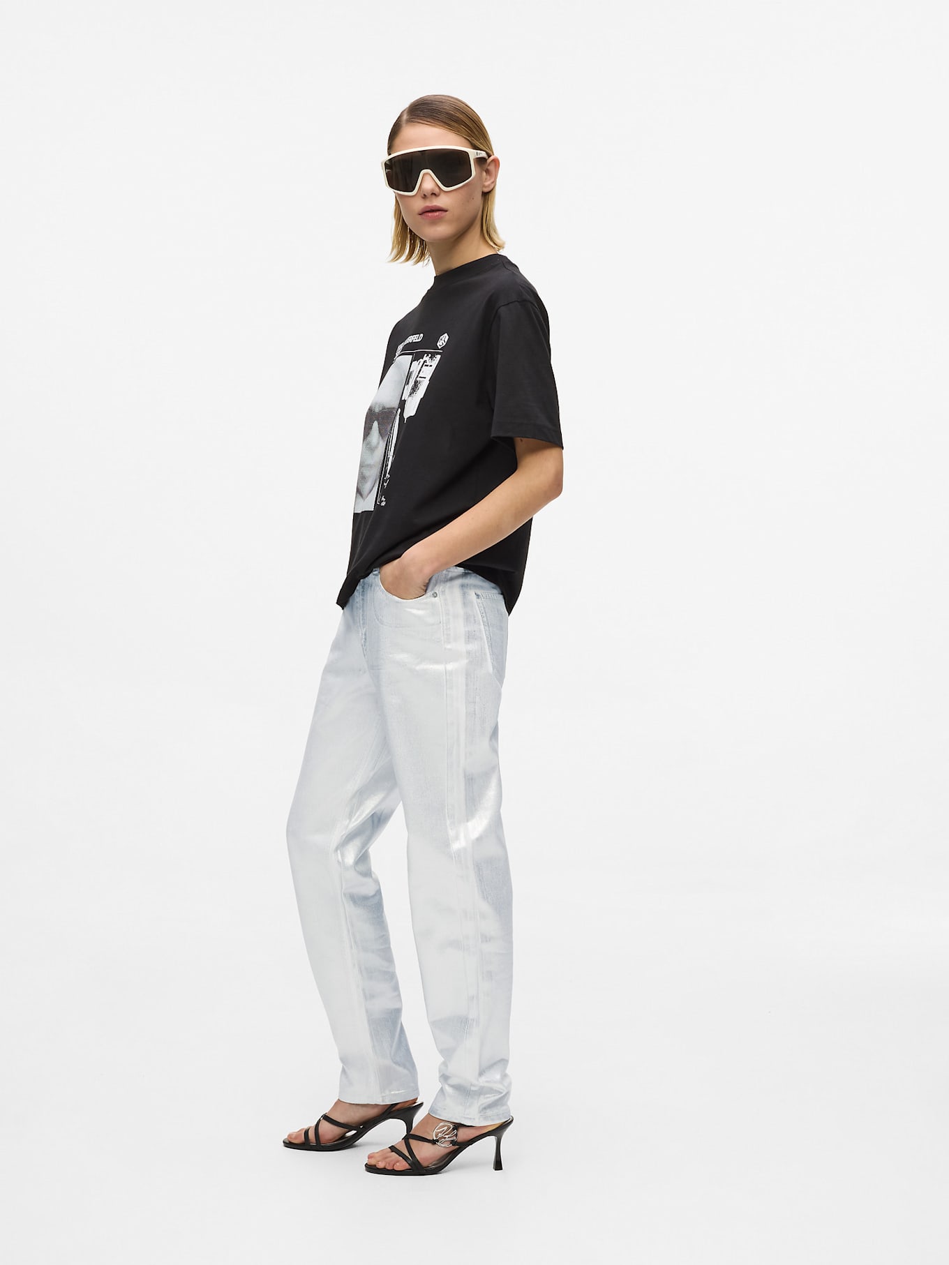KARL LAGERFELD JEANS Jeans: SILBER