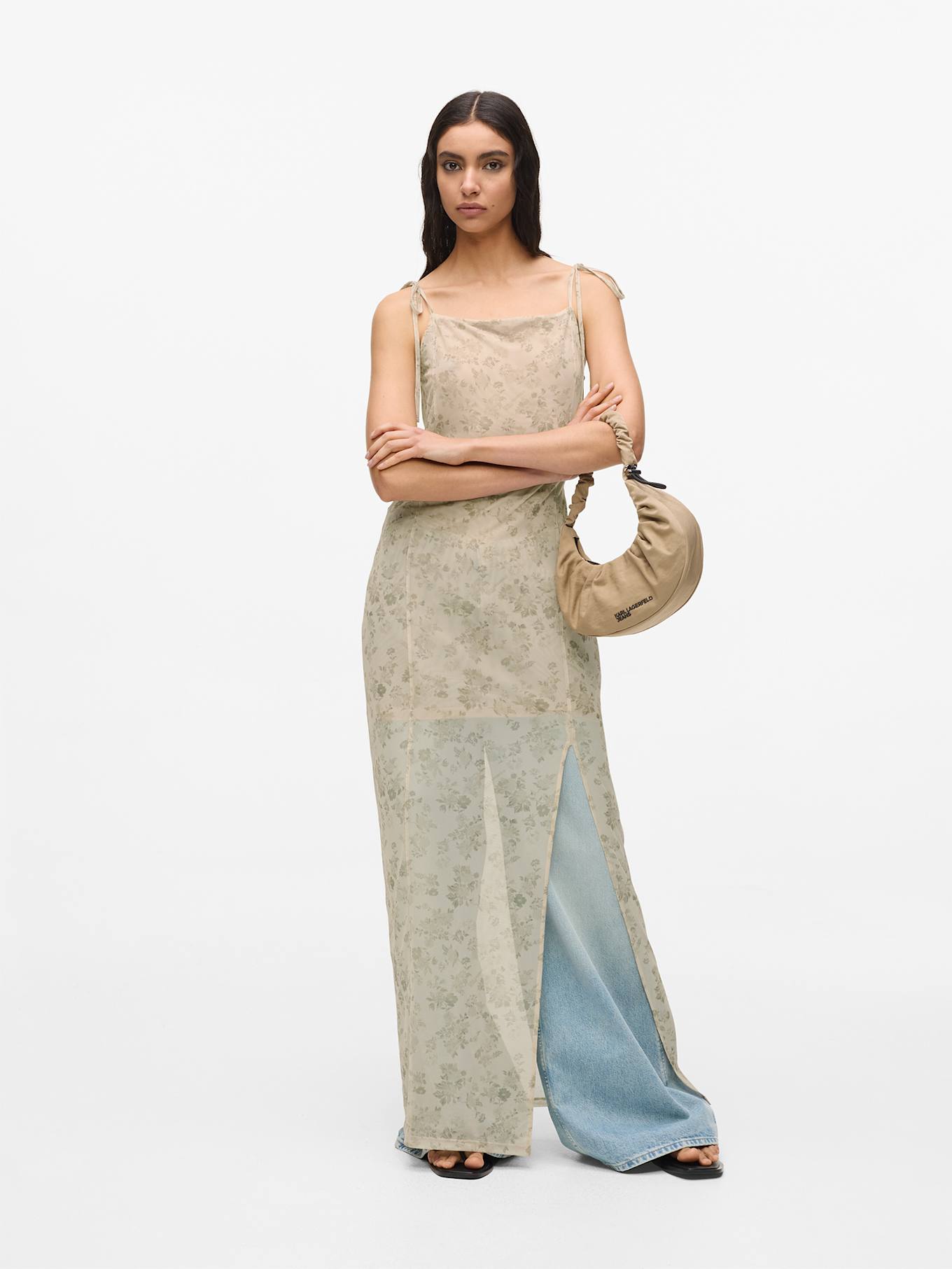 KARL LAGERFELD JEANS Kleid: BEIGE