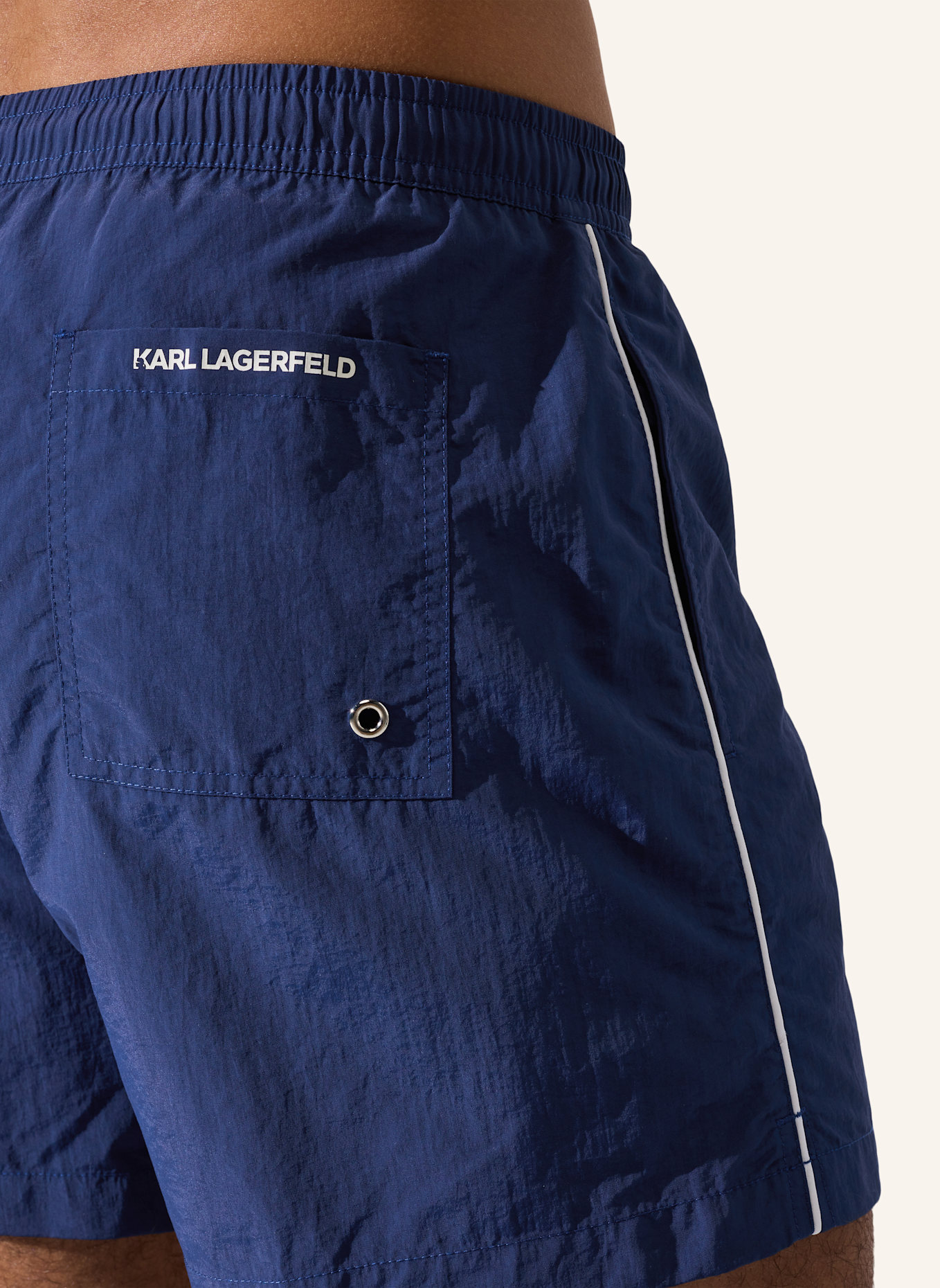 KARL LAGERFELD Bikini-Hose: DUNKELBLAU