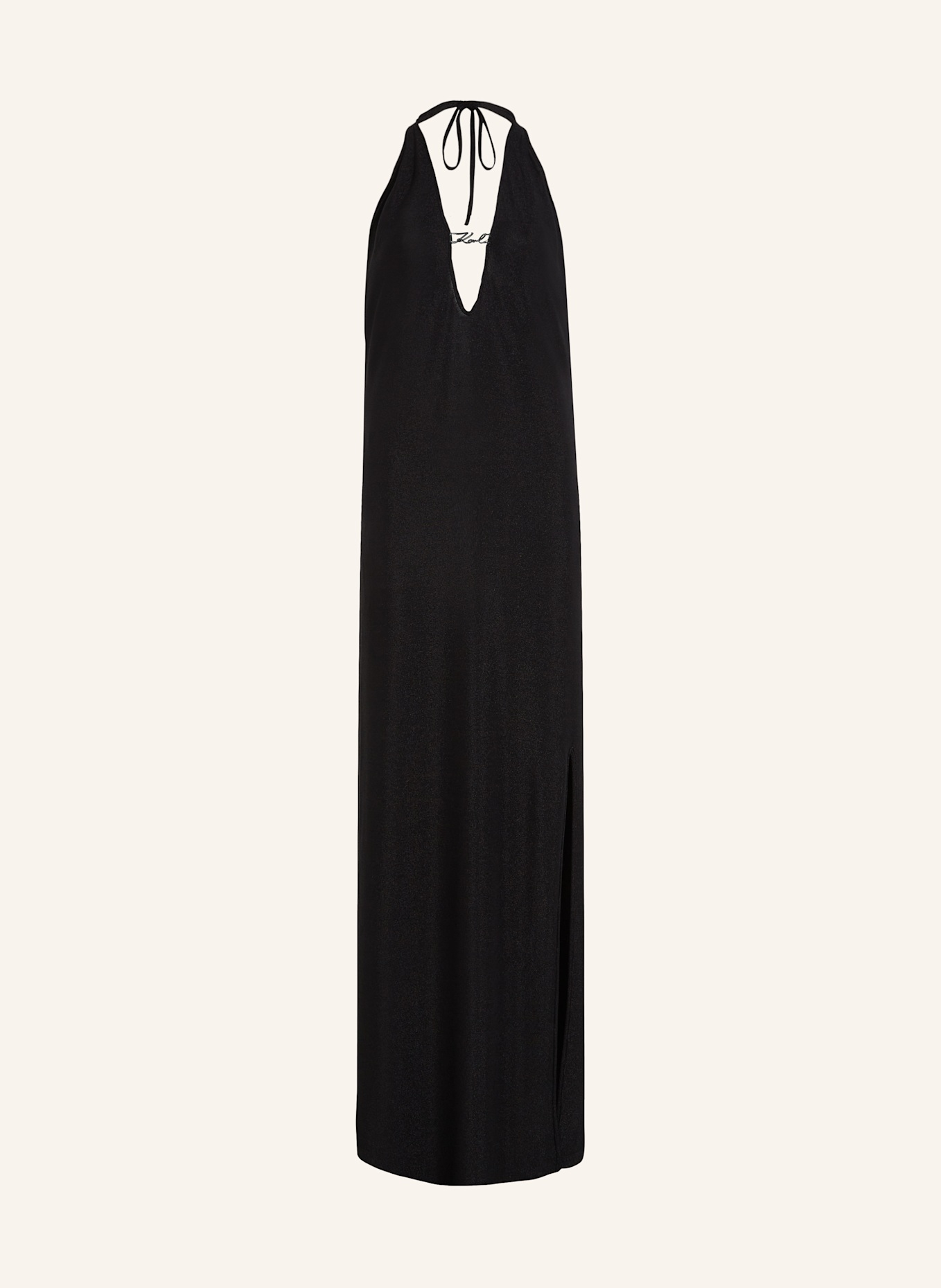 KARL LAGERFELD Strandkleid: SCHWARZ
