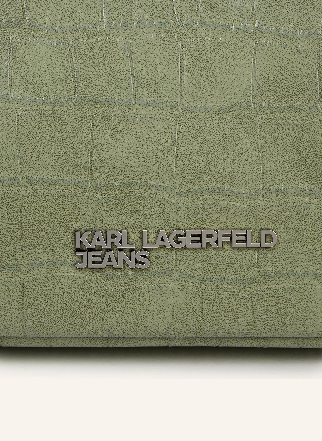 KARL LAGERFELD JEANS Schultertasche: HELLGRÜN