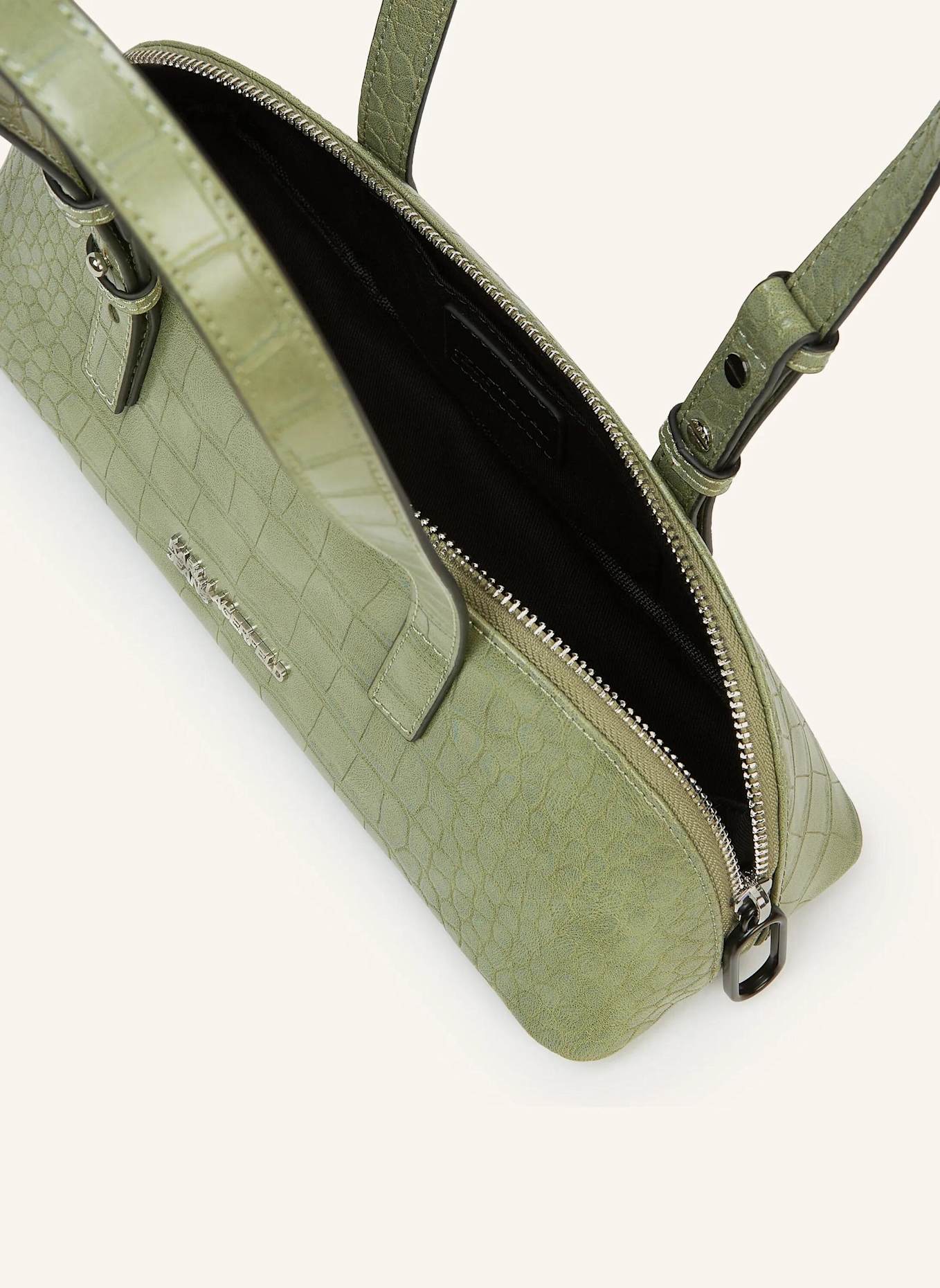 KARL LAGERFELD JEANS Schultertasche: HELLGRÜN