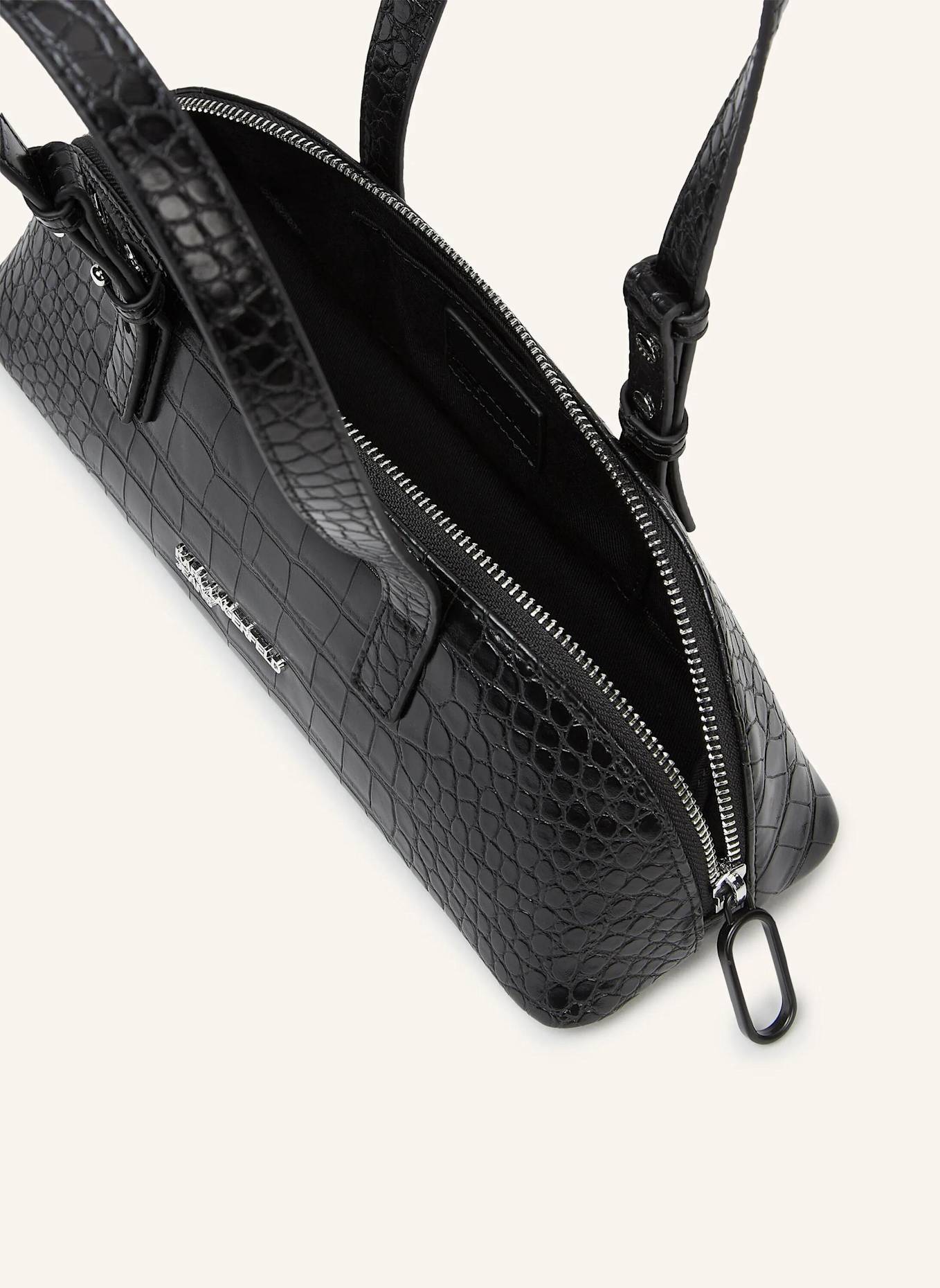 KARL LAGERFELD JEANS Schultertasche: SCHWARZ