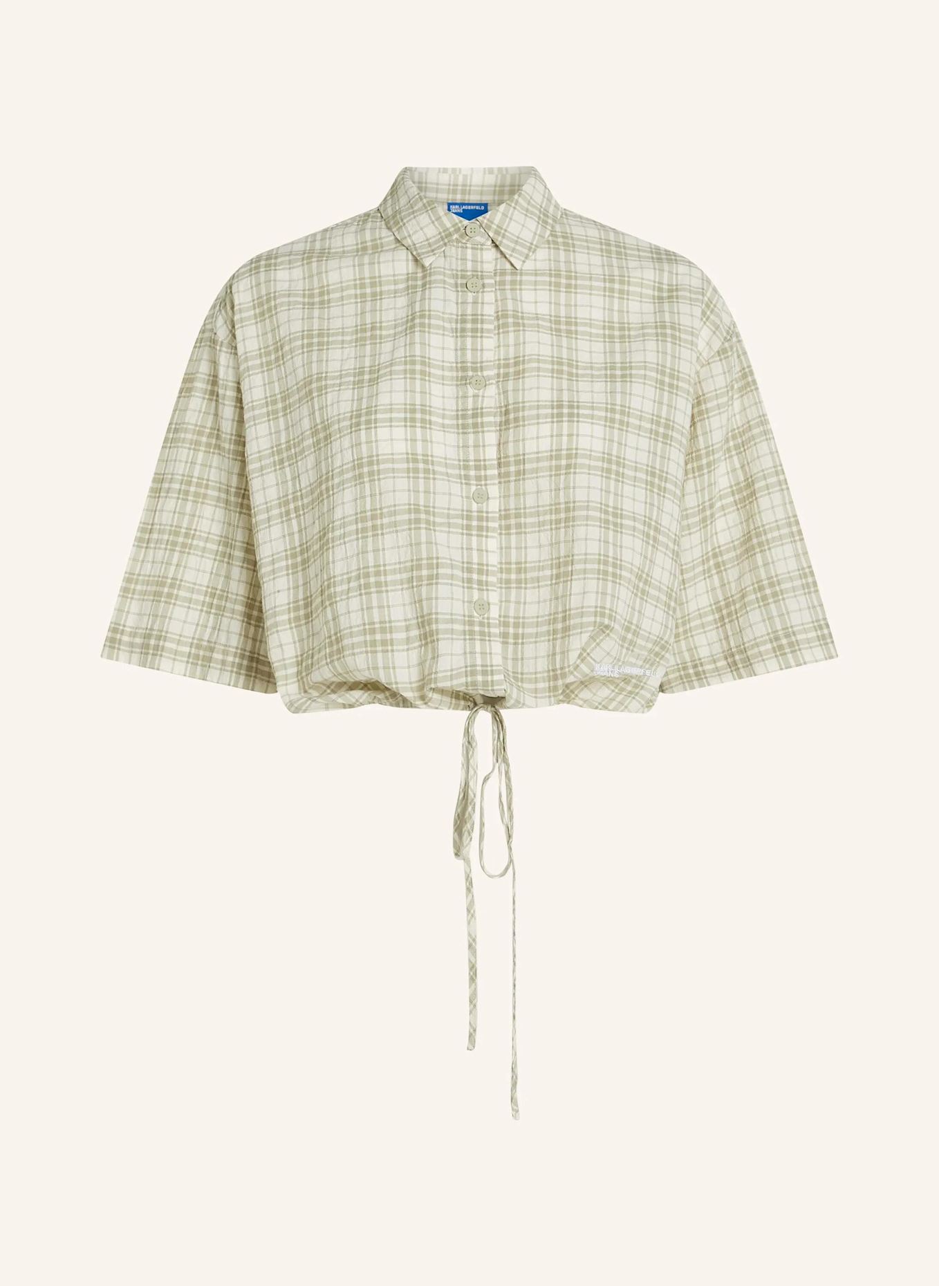 KARL LAGERFELD JEANS Bluse: HELLGRÜN
