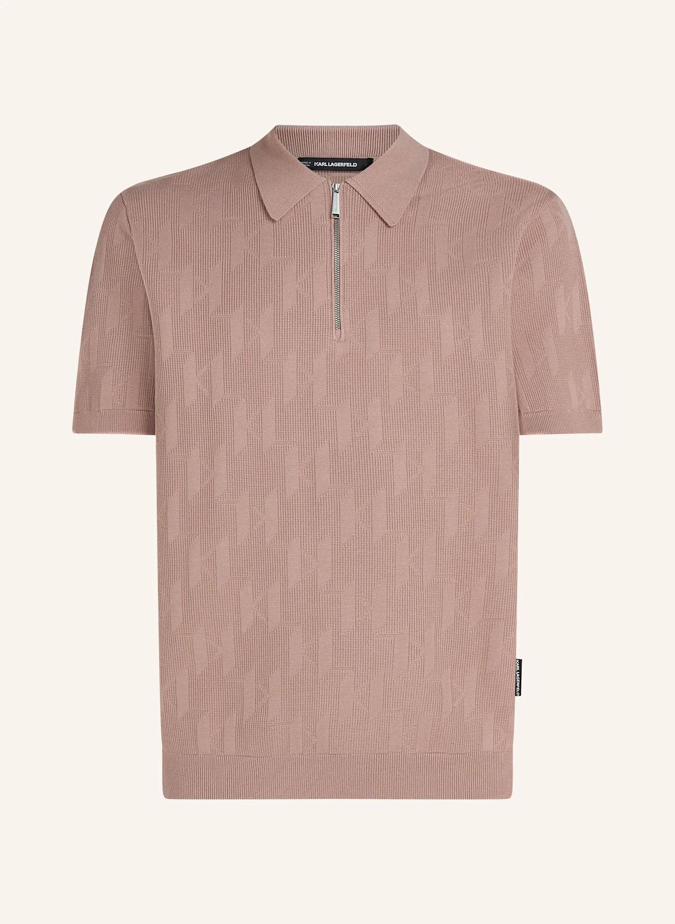 KARL LAGERFELD Poloshirt: PINK