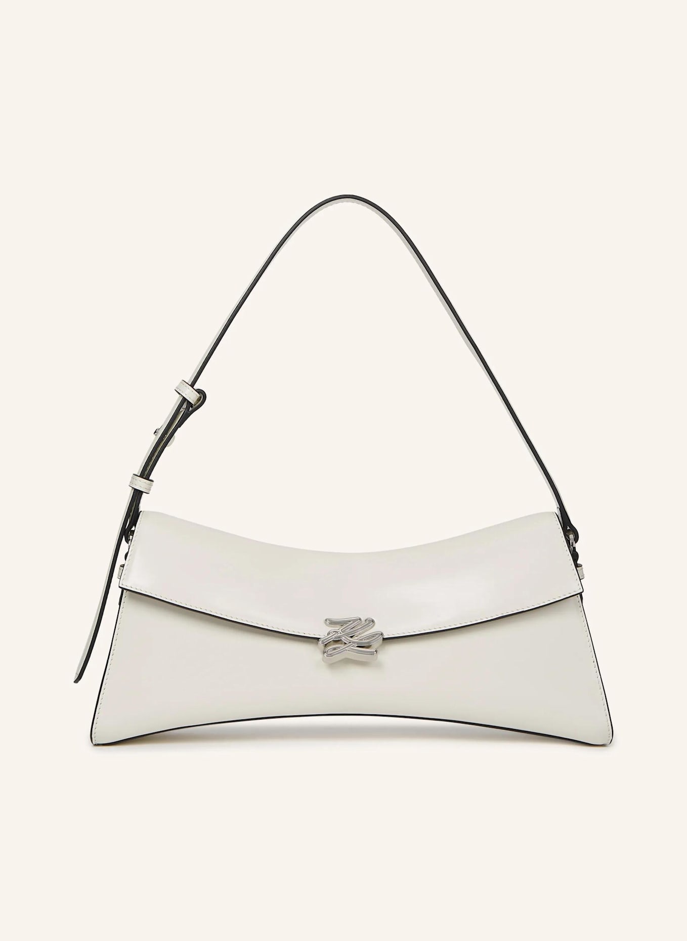KARL LAGERFELD Schultertasche: WEISS