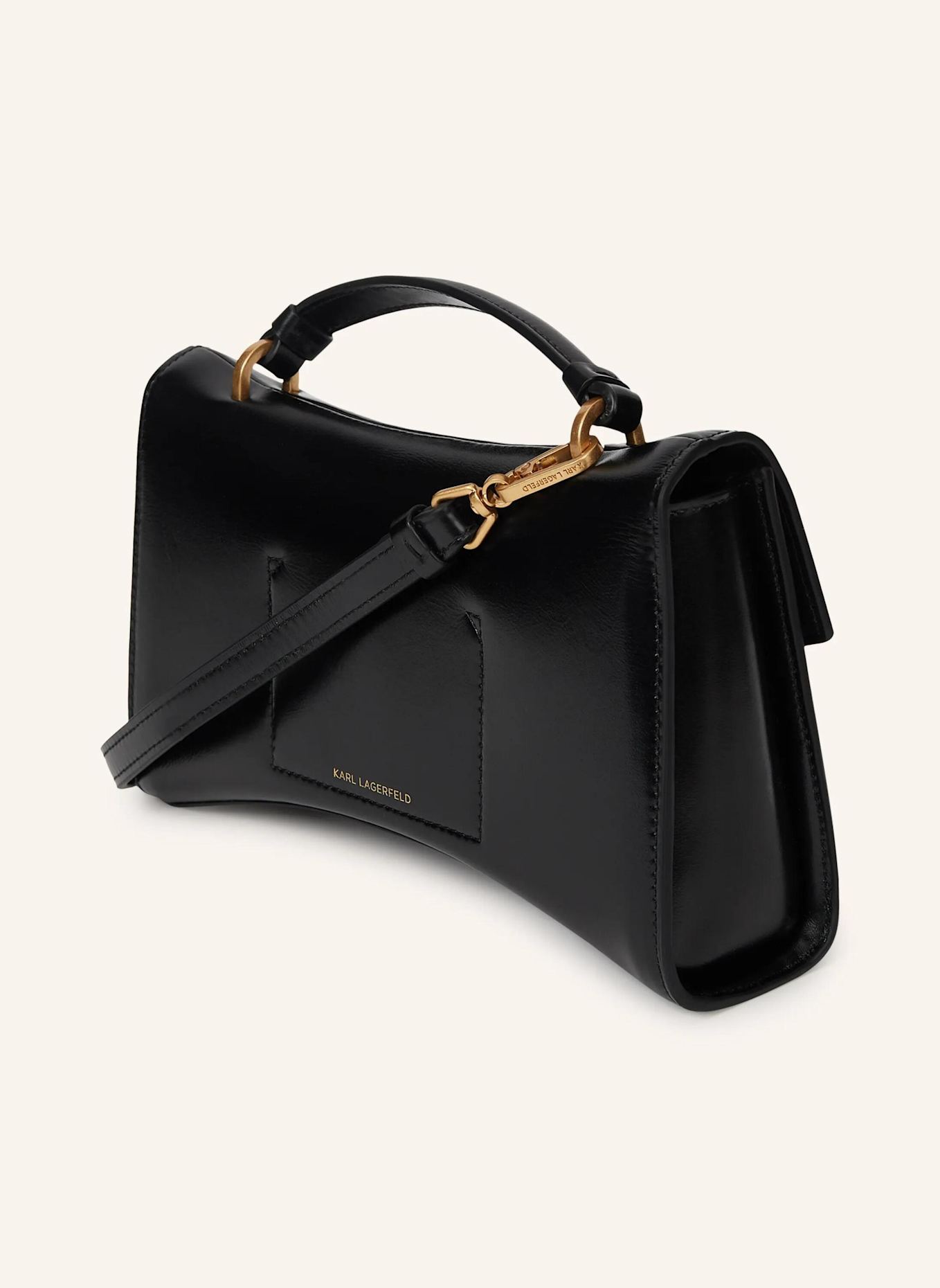 KARL LAGERFELD Tasche: SCHWARZ/ GOLD