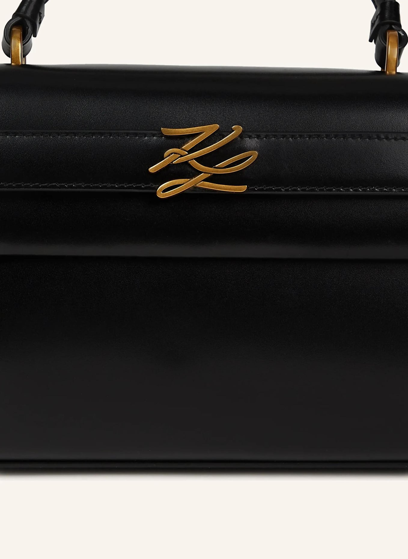 KARL LAGERFELD Tasche: SCHWARZ/ GOLD