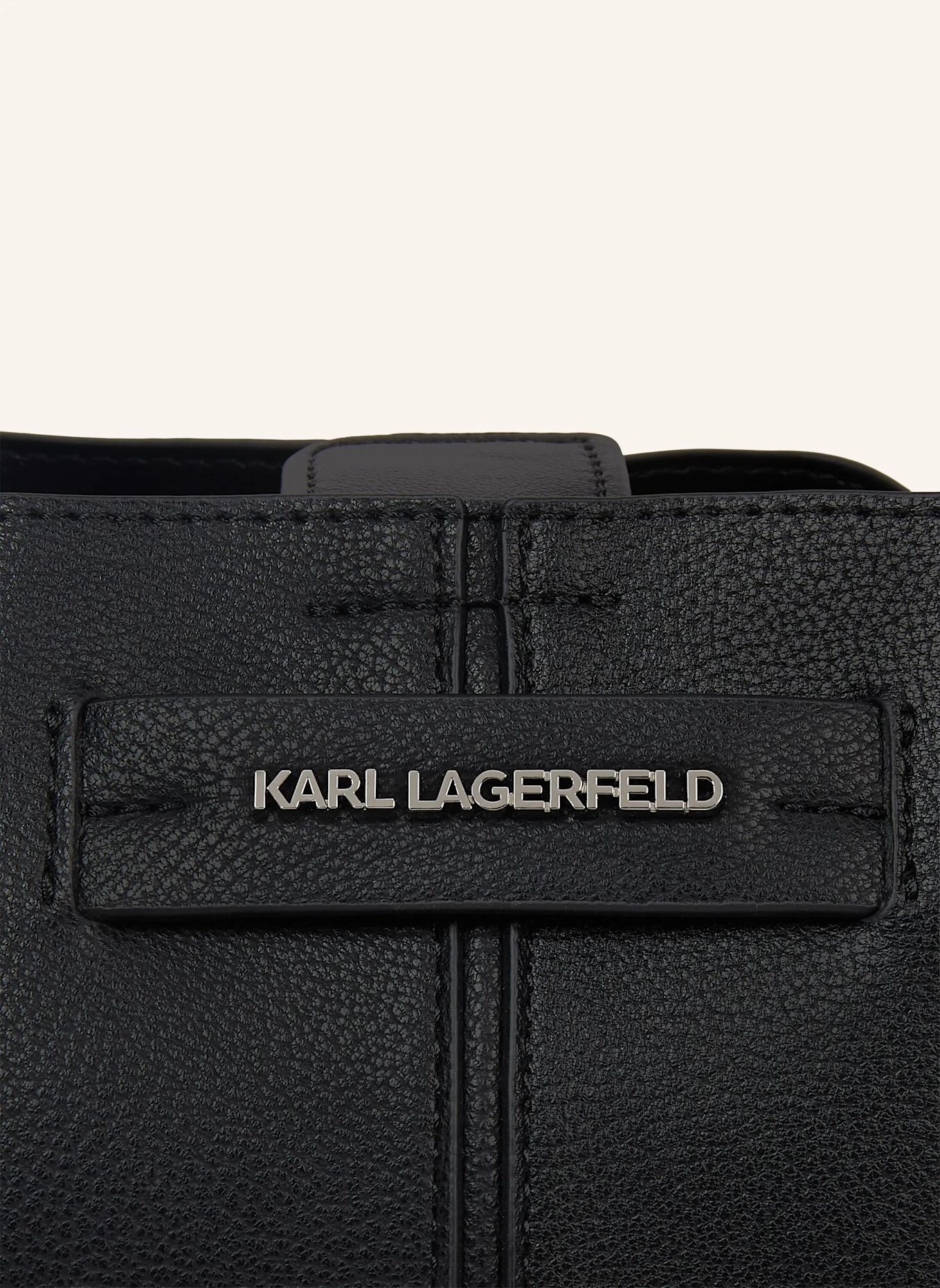 KARL LAGERFELD Beuteltasche: SCHWARZ