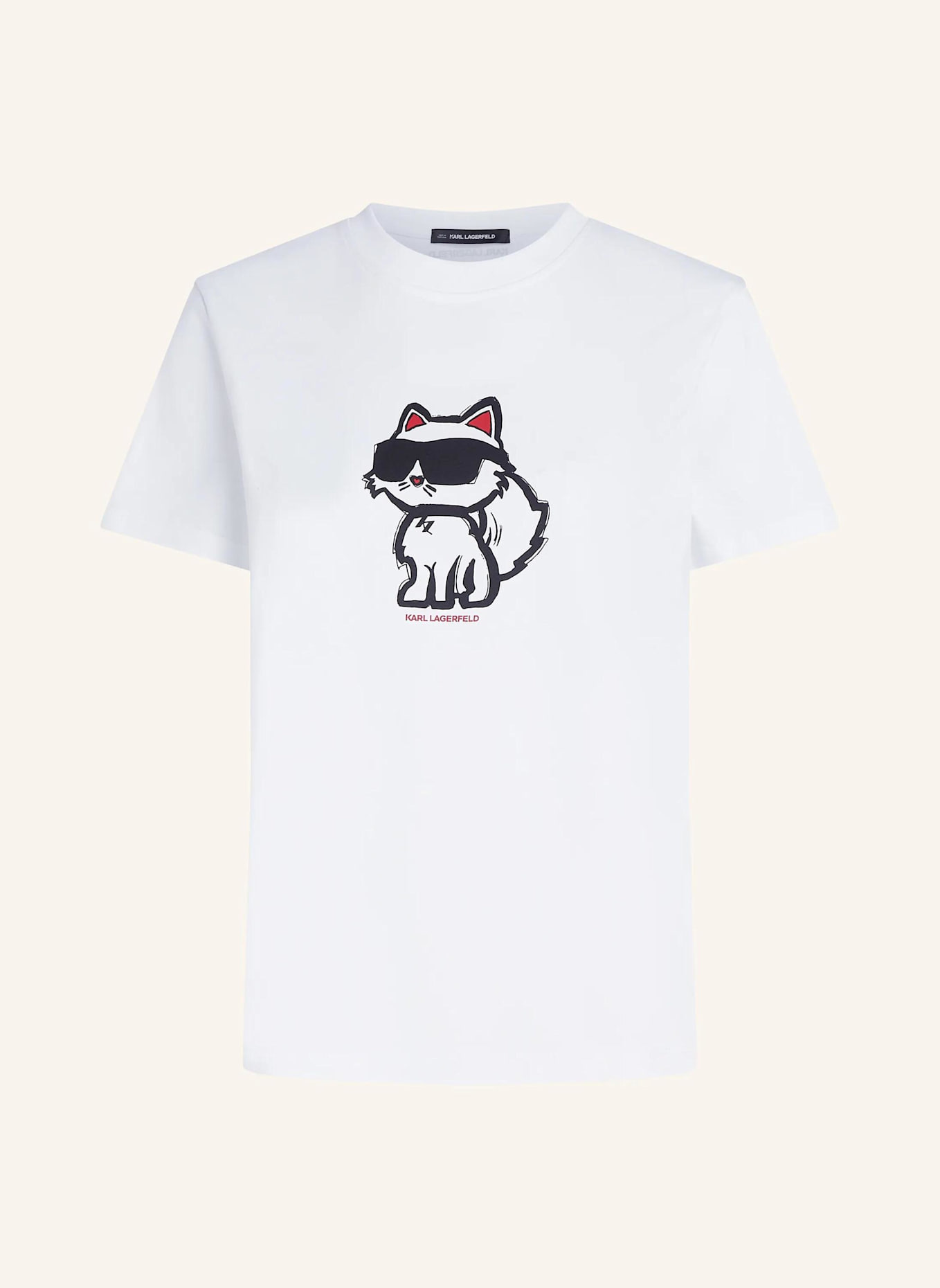 KARL LAGERFELD T-shirt: WEISS