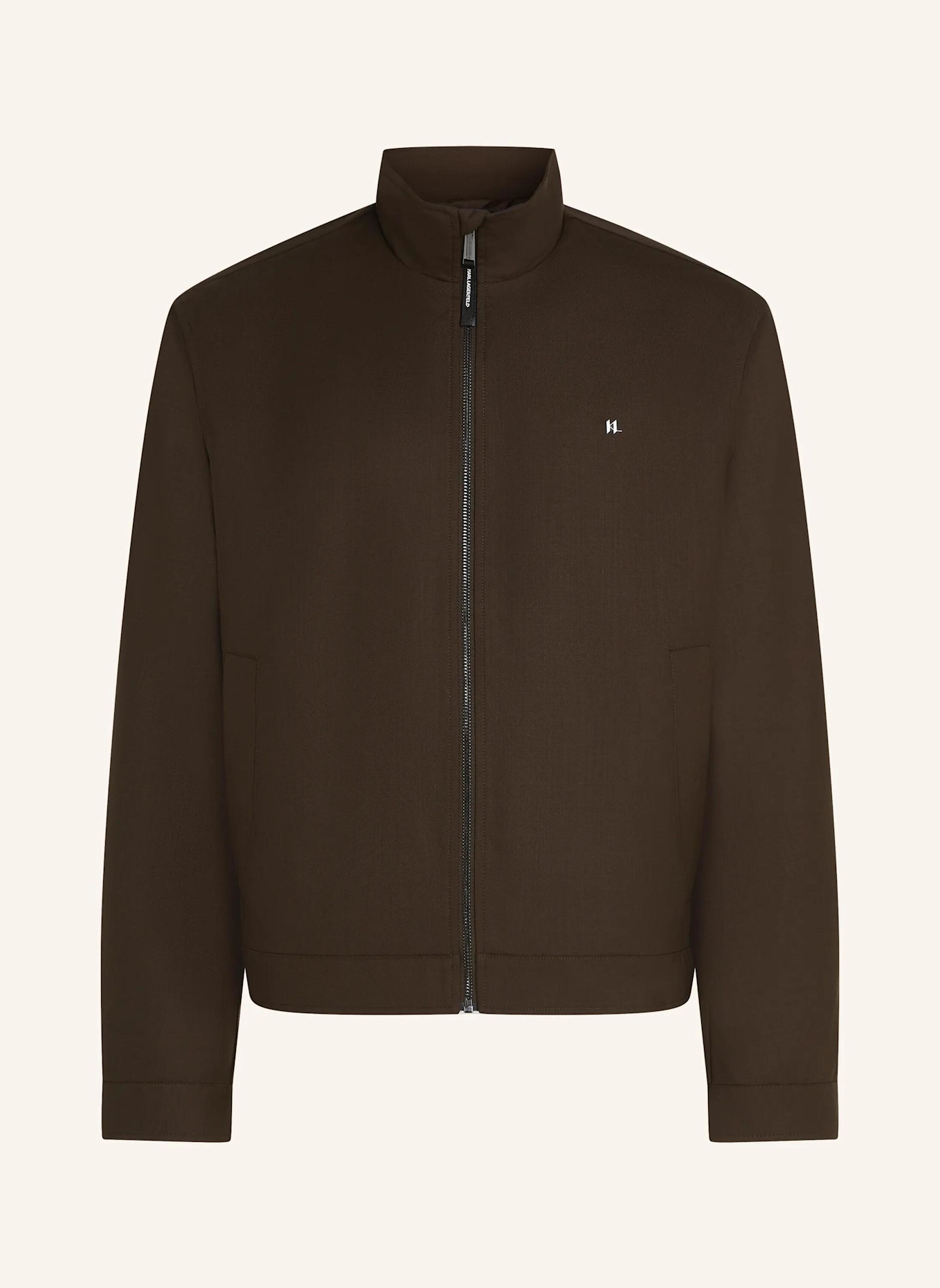 KARL LAGERFELD Jacke: DUNKELBRAUN