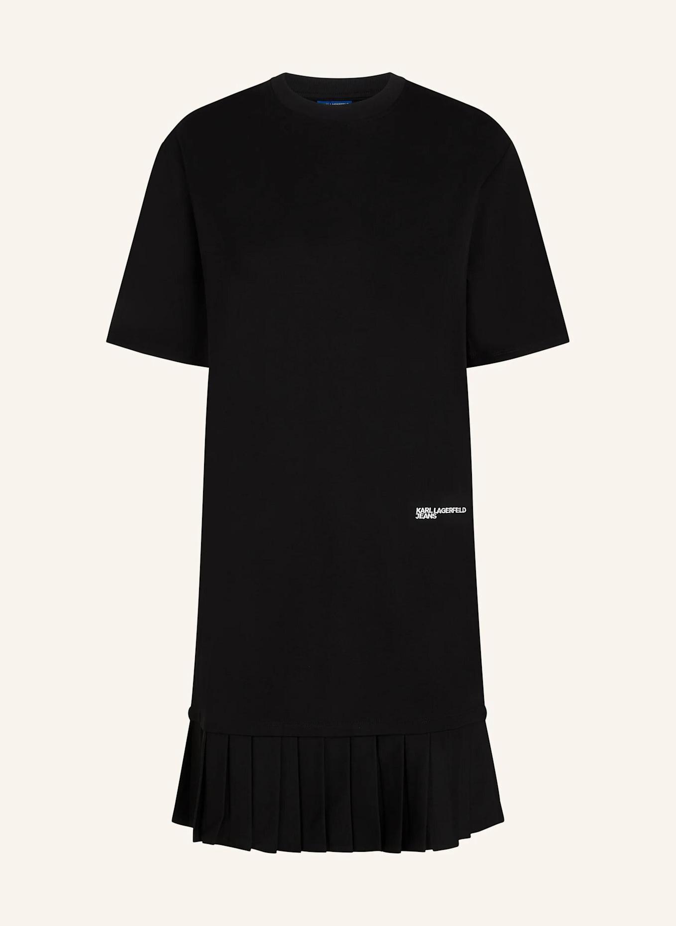 KARL LAGERFELD JEANS Kleid: SCHWARZ