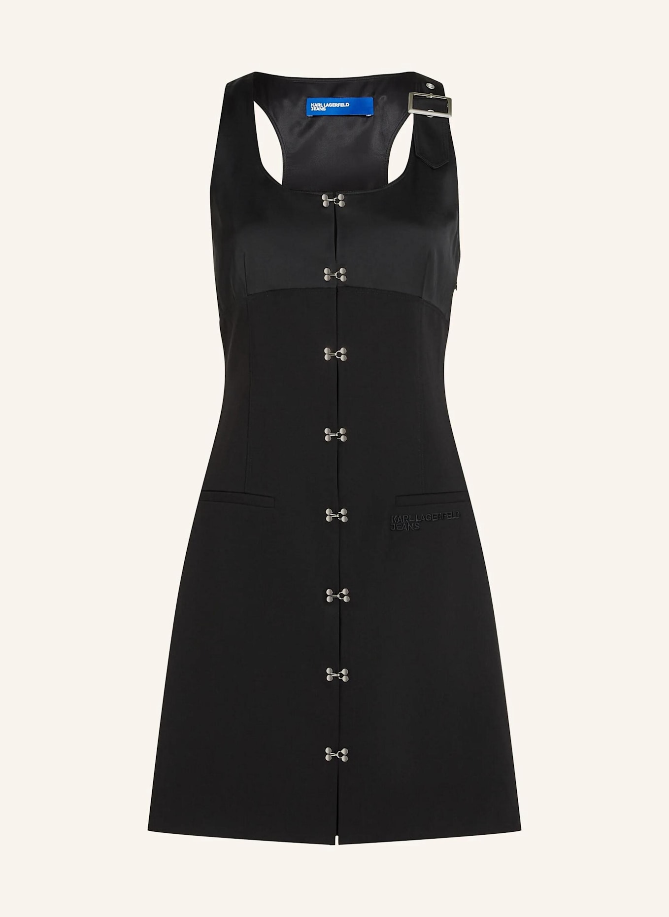 KARL LAGERFELD JEANS Kleid: SCHWARZ