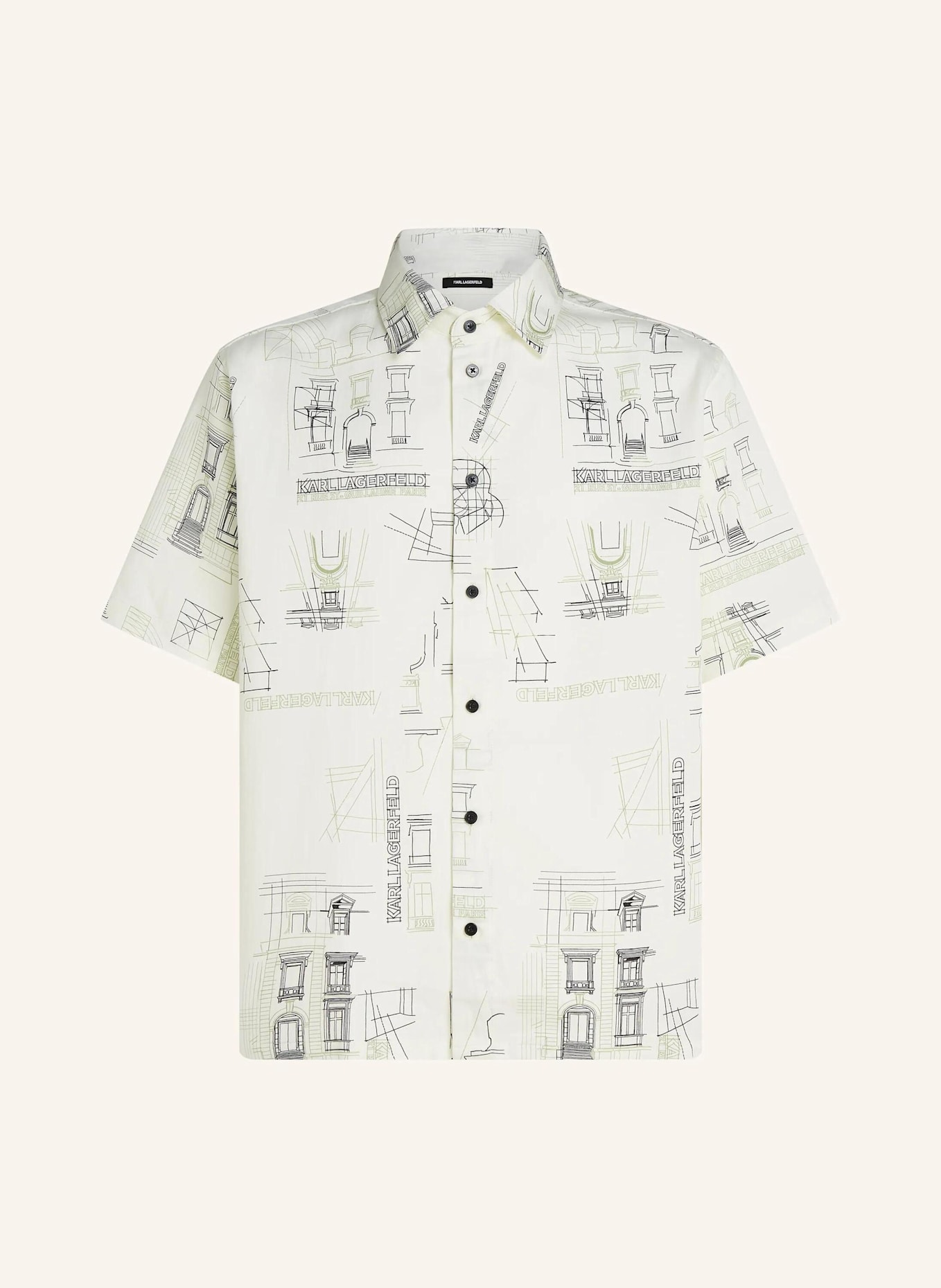 KARL LAGERFELD Hemd: BEIGE