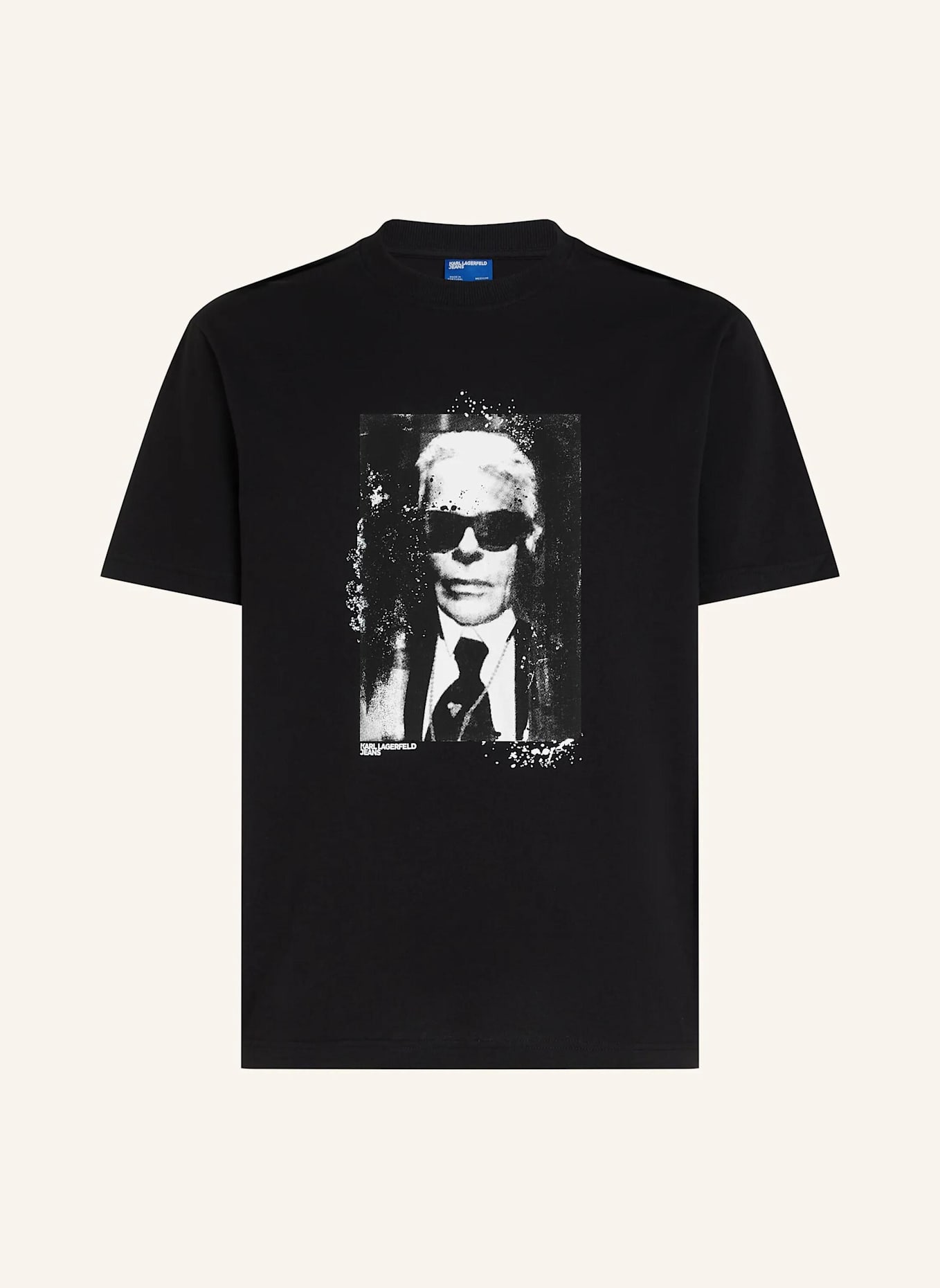 KARL LAGERFELD JEANS T-shirt: SCHWARZ