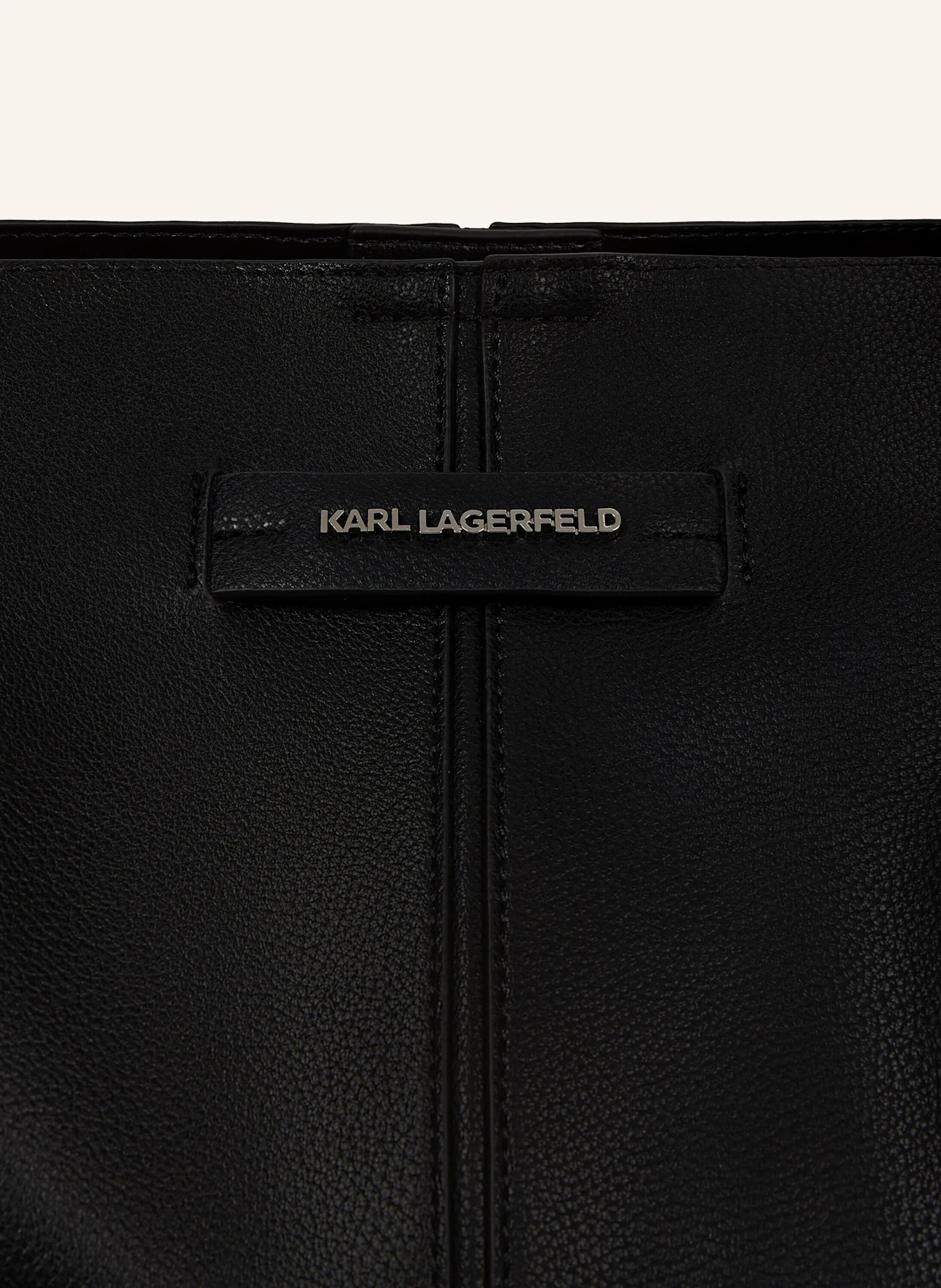 KARL LAGERFELD Handtasche: SCHWARZ
