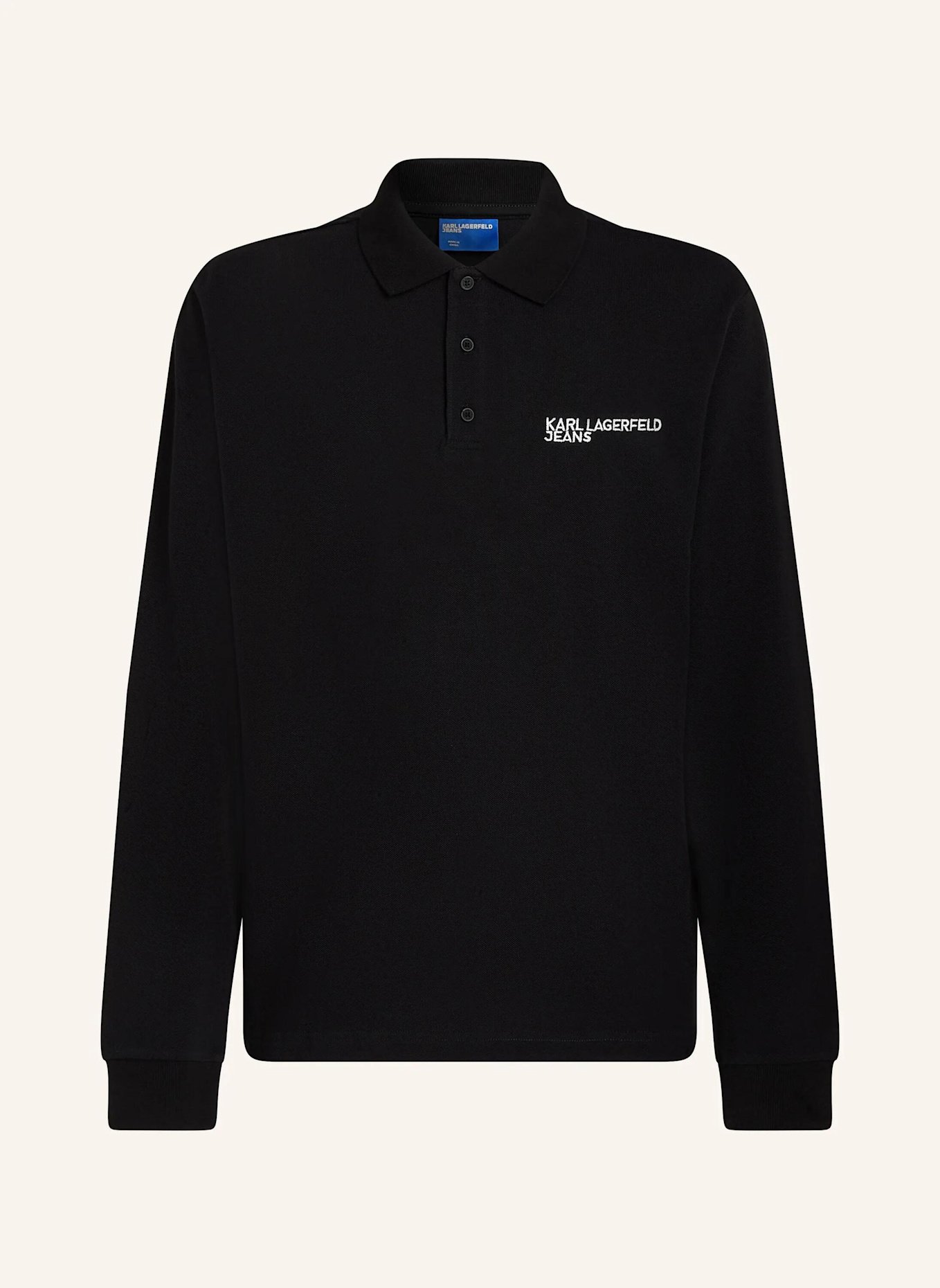 KARL LAGERFELD JEANS Poloshirt: SCHWARZ