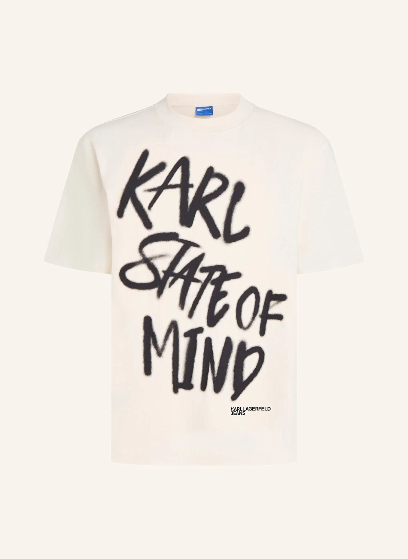 KARL LAGERFELD JEANS T-shirt: BEIGE