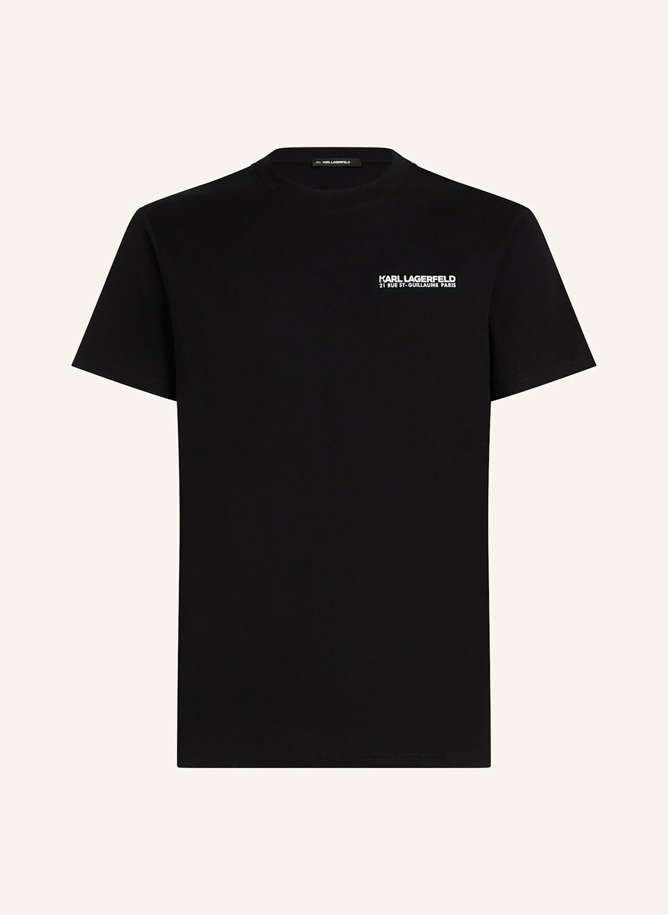KARL LAGERFELD T-shirt: SCHWARZ