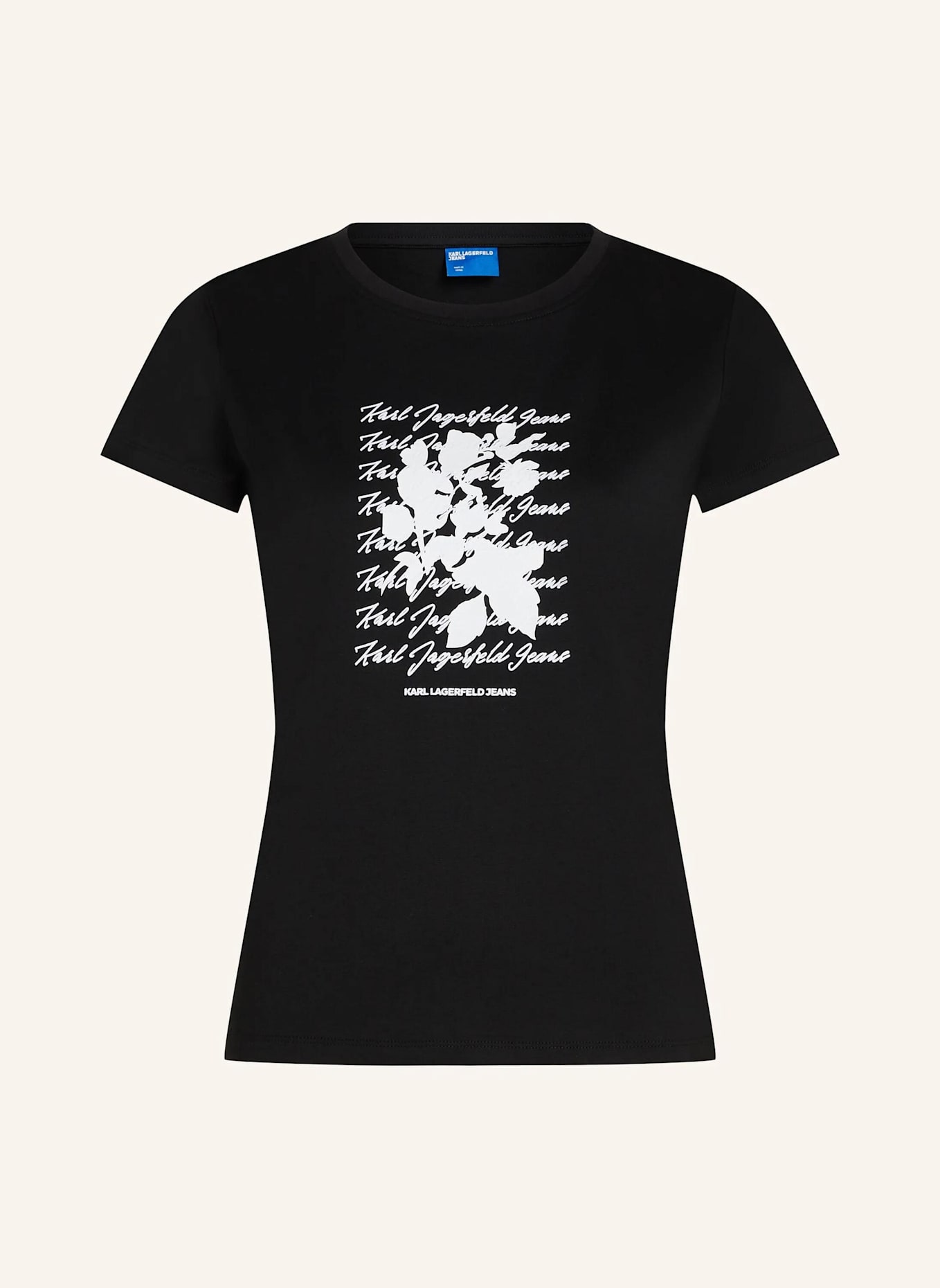 KARL LAGERFELD JEANS T-shirt: SCHWARZ