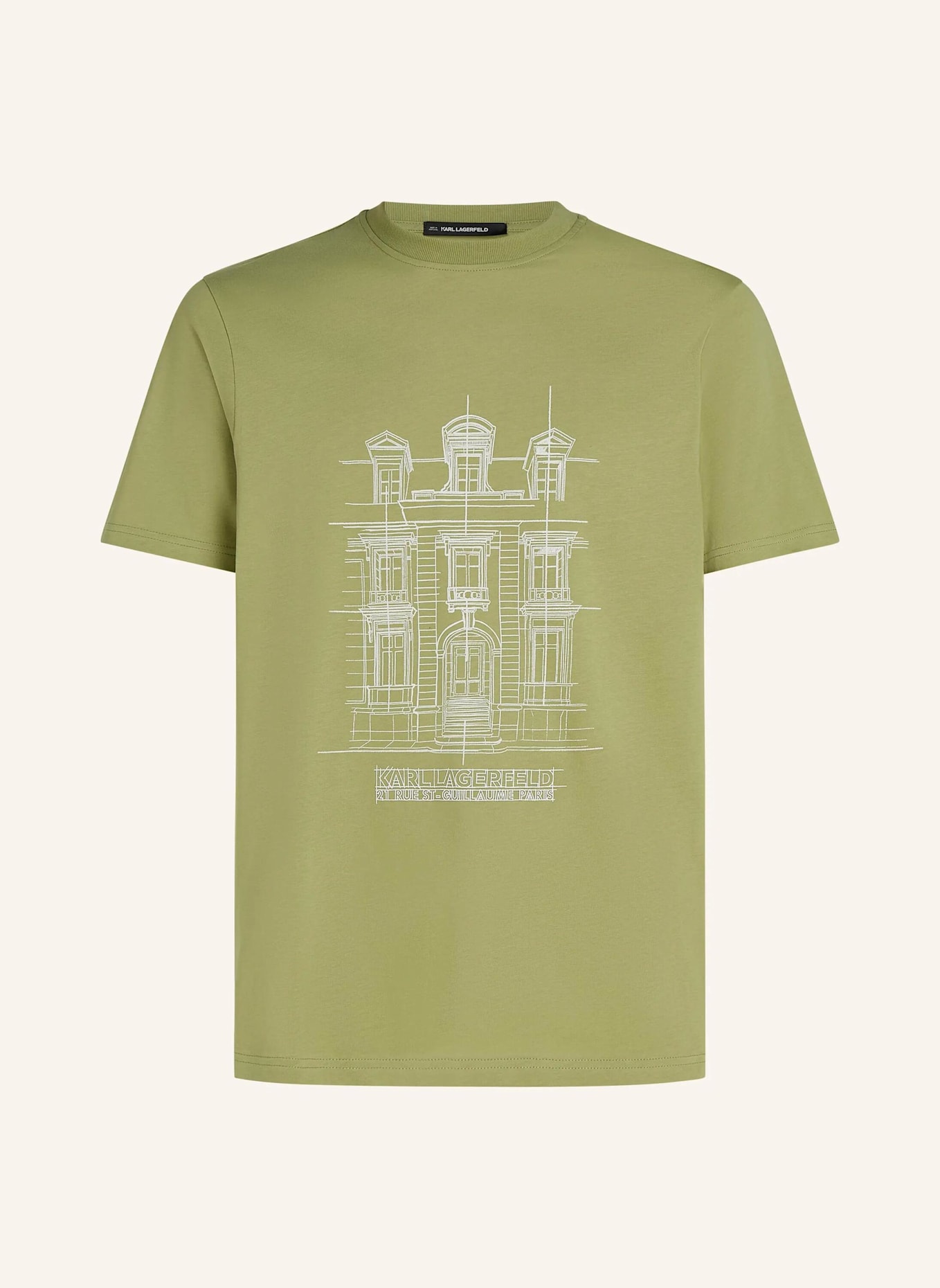 KARL LAGERFELD T-shirt: BEIGE