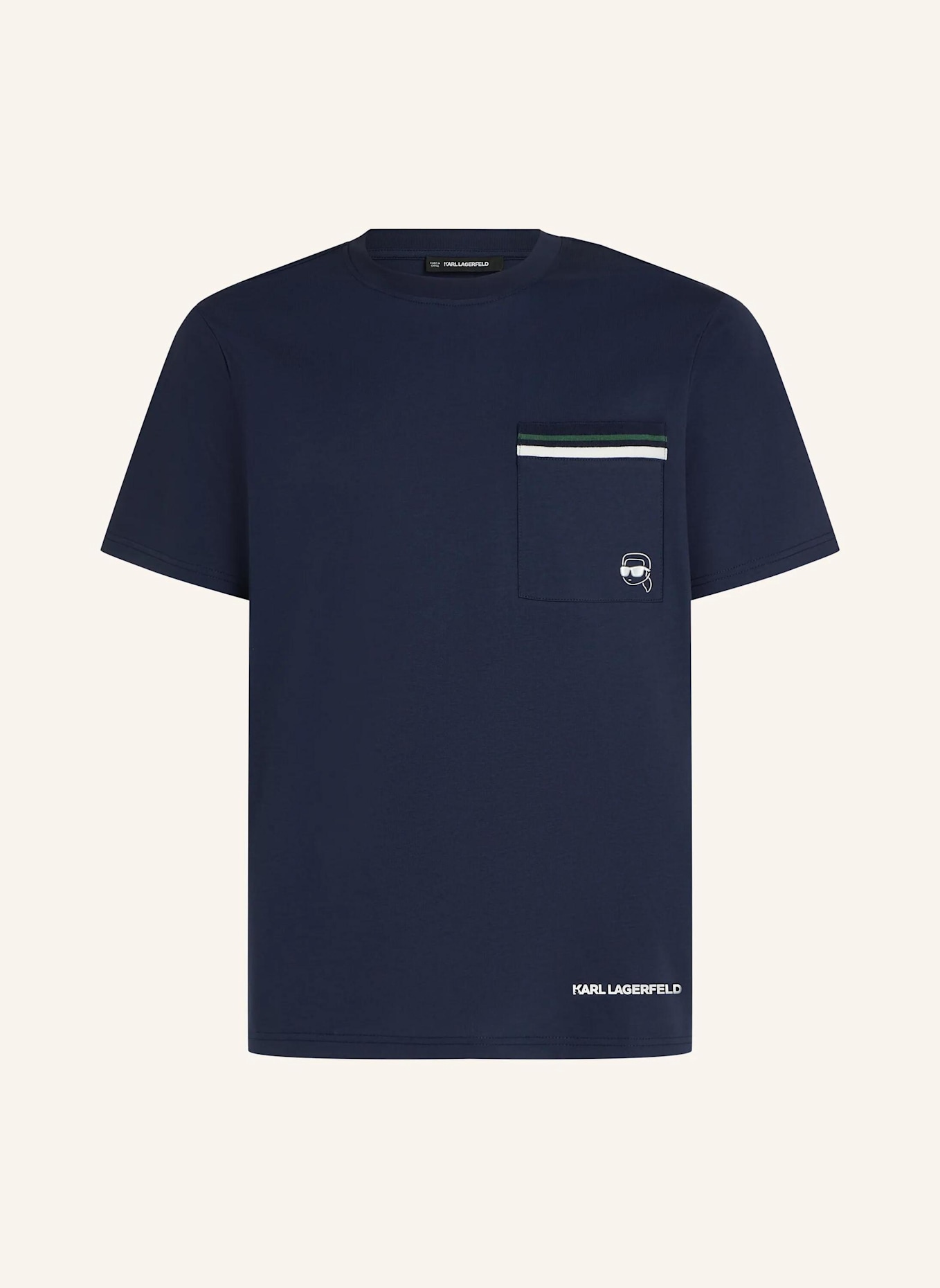 KARL LAGERFELD T-shirt: DUNKELBLAU